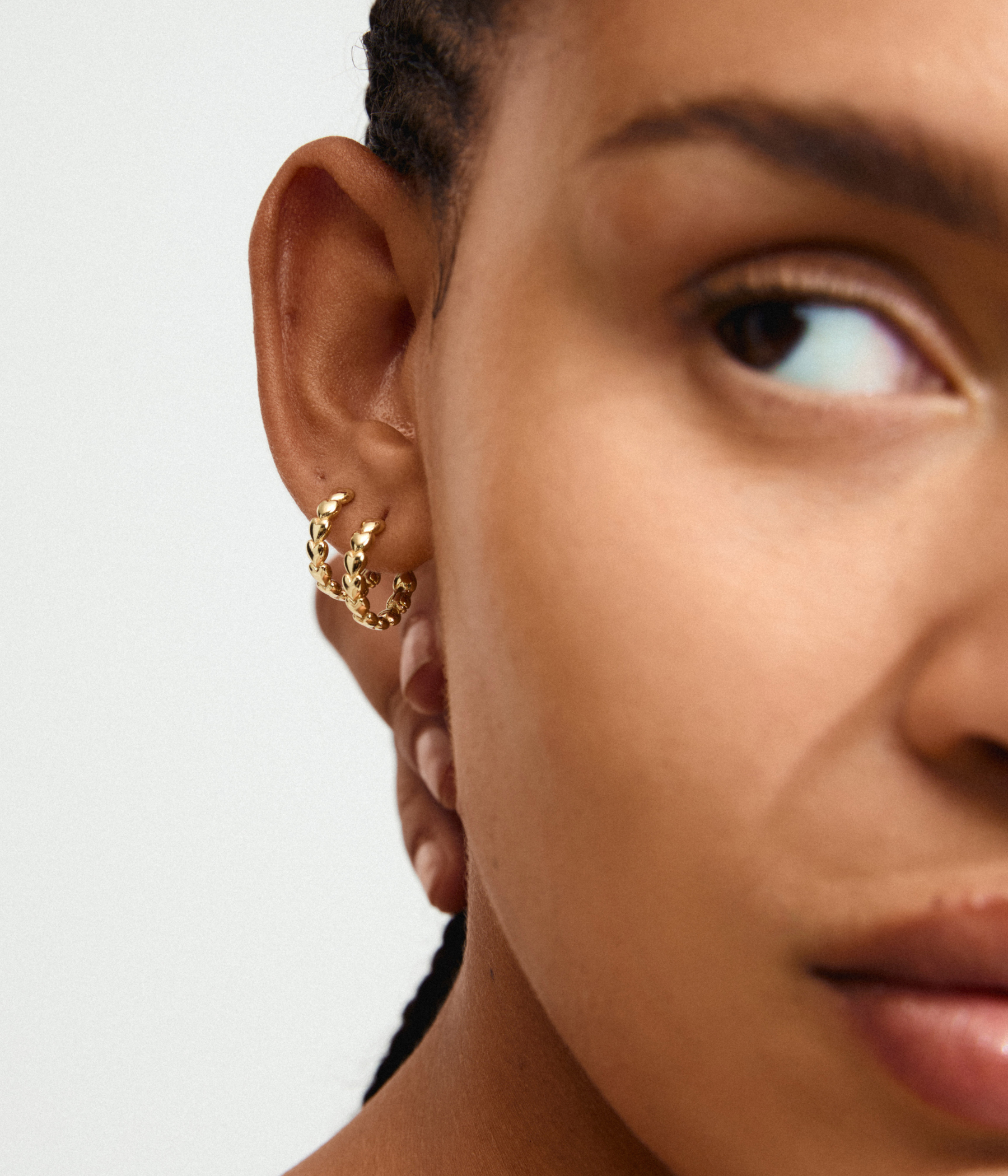 MAEVE Hoop Earrings Gold-Plated (gold-plated)