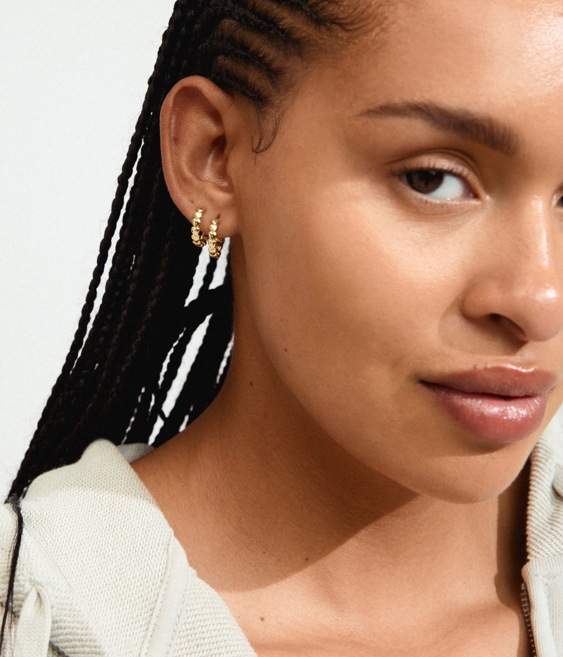 MAEVE Hoop Earrings Gold-Plated (gold-plated)