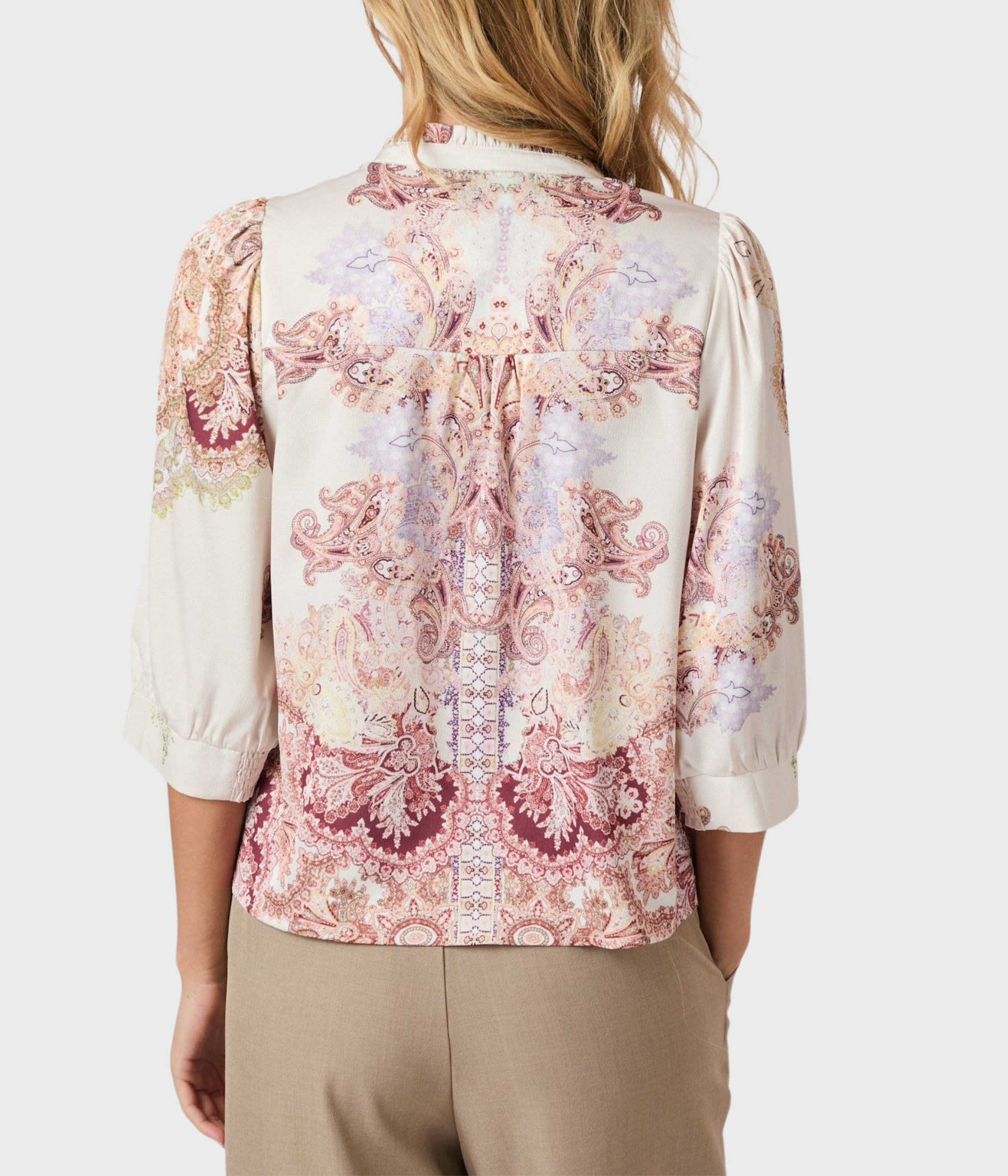 Roselle Artist Paisley Blouse (124 Ivory)