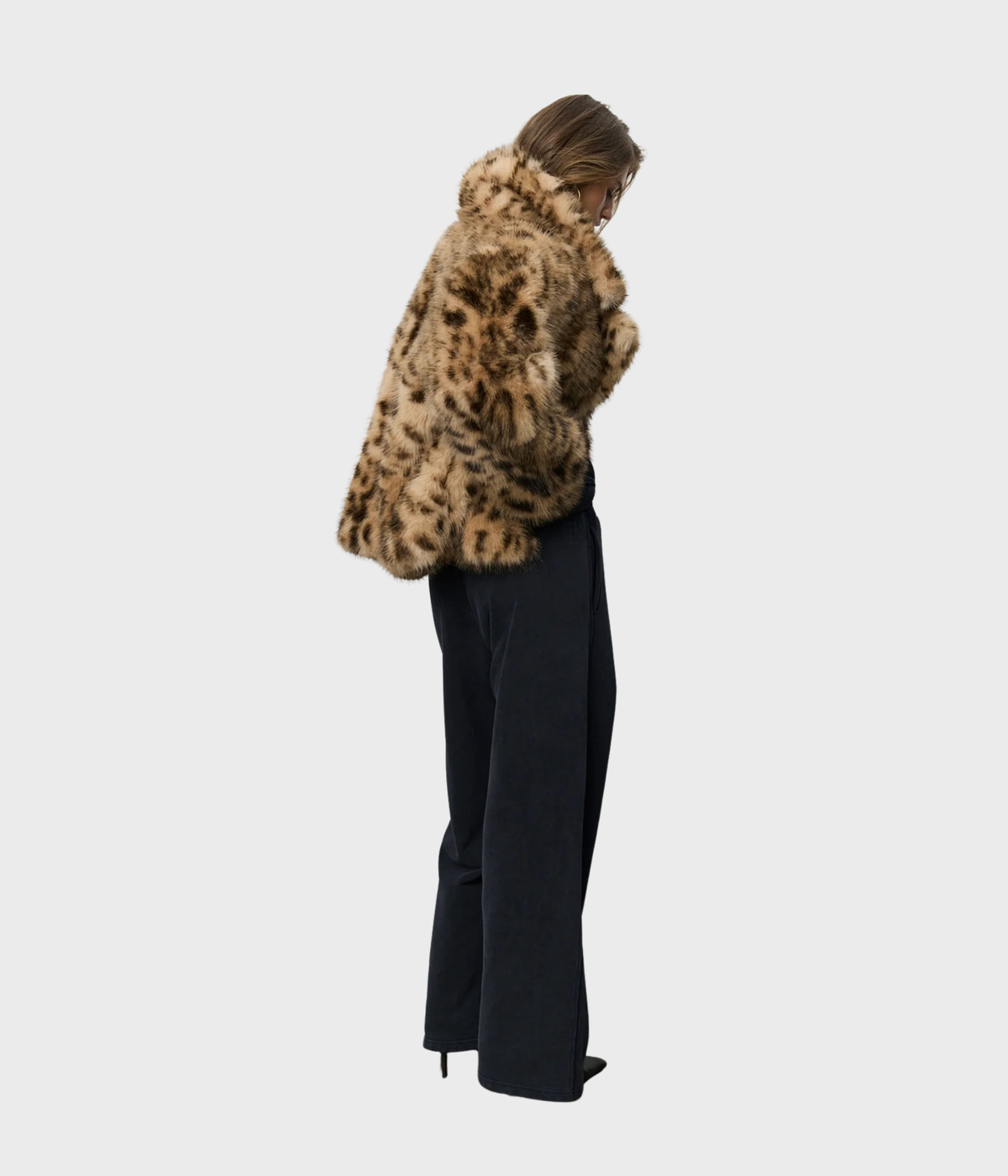 Larriesw Faux Fur Leopard Jacket (9006 Leopard)