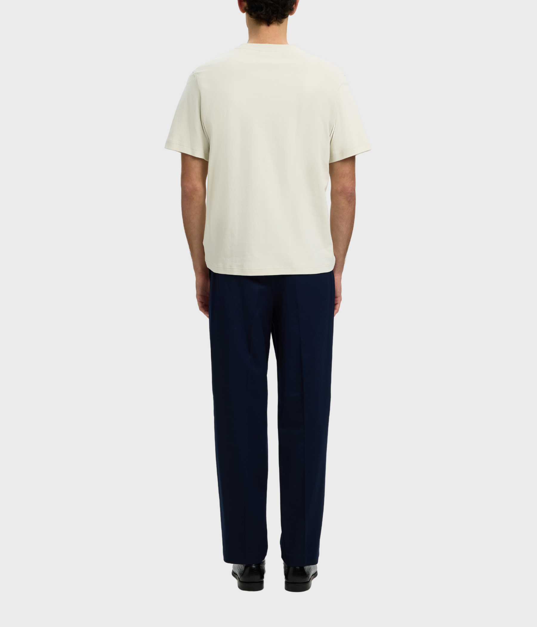 Slmtaj Mid Wgt Peach Ss O-Neck Tee Noos (Silver Birch)