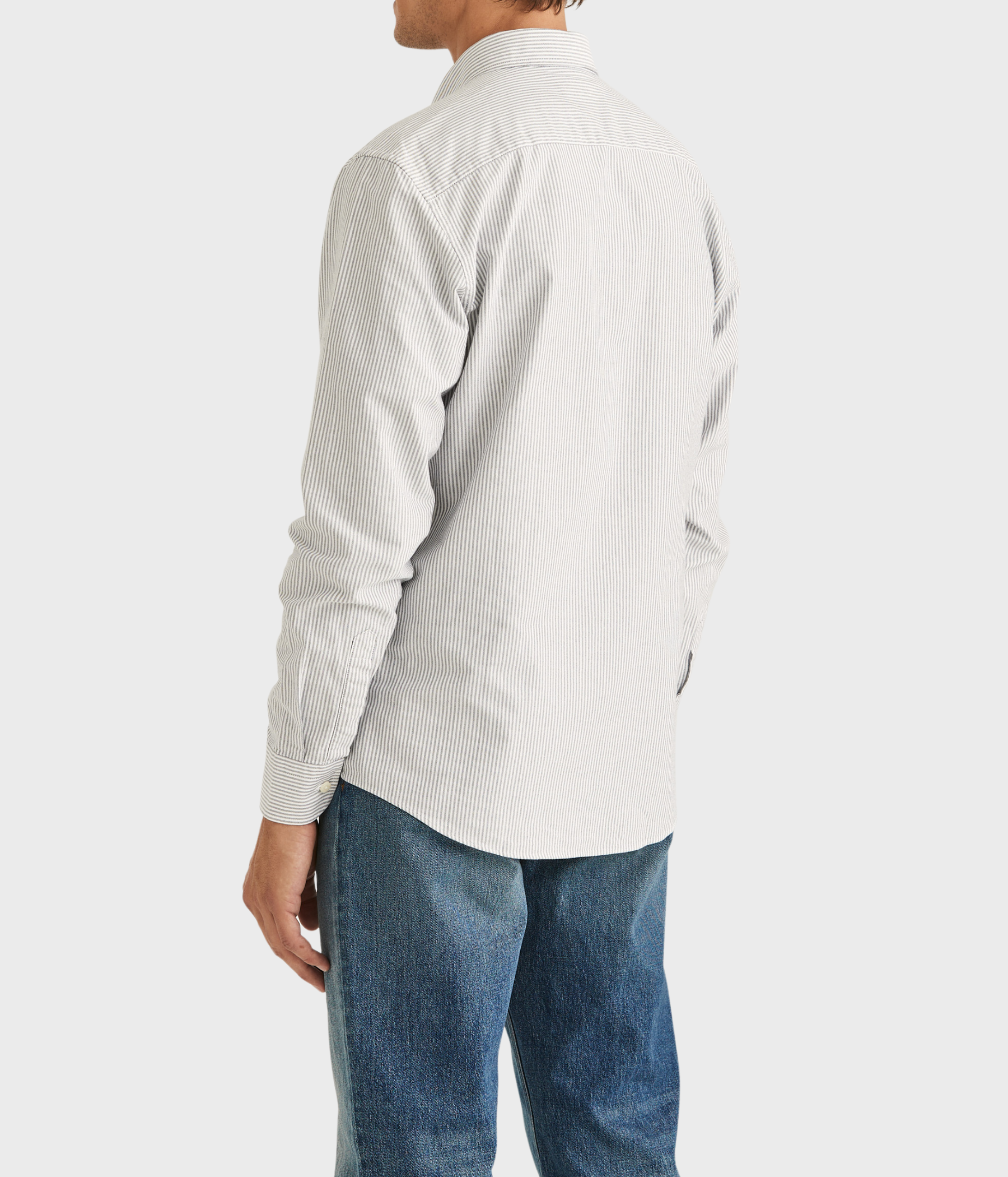 Douglas Stripe Shirt-Slim Fit (62 Blue)
