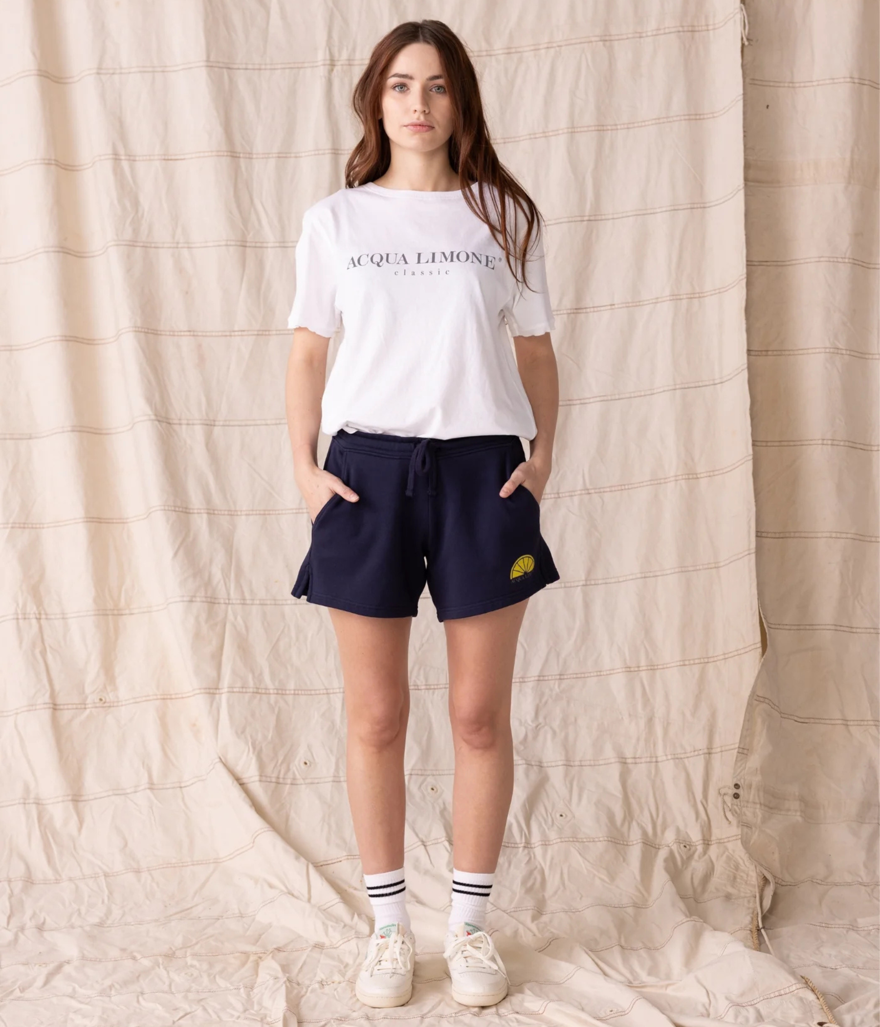 Donna Sweat Shorts (580 Navy)