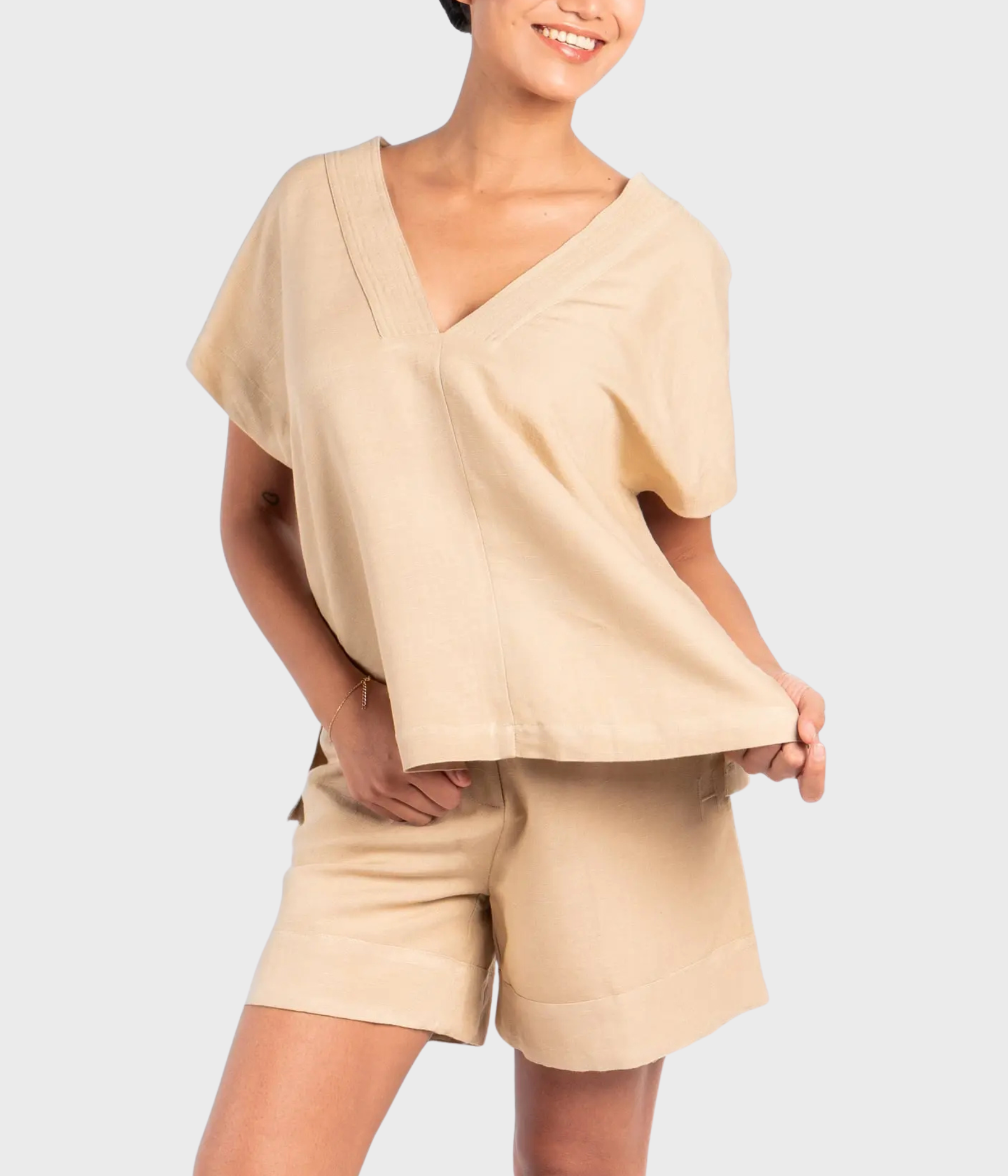 Simone Top (6515 Humus)