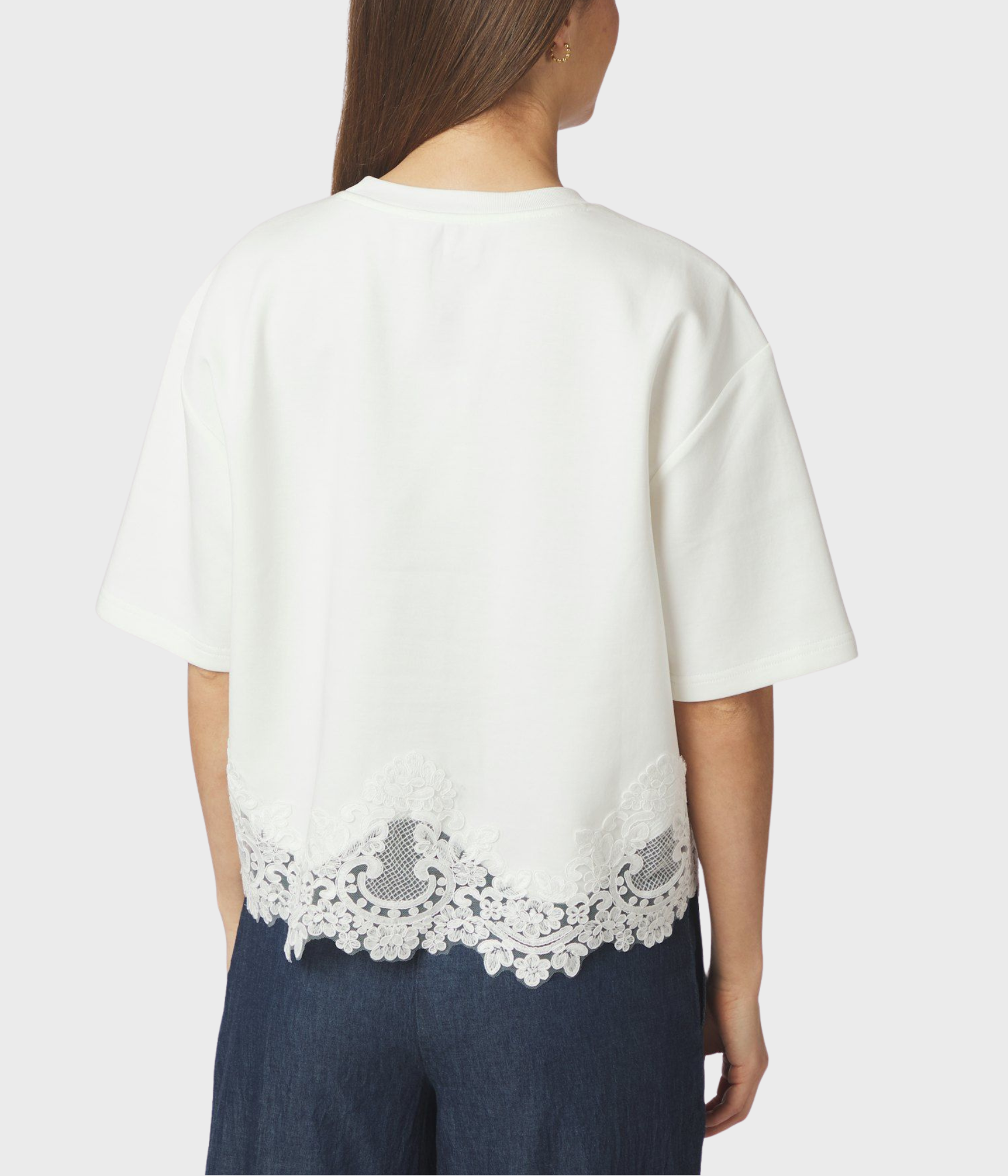 Iria Lace Tee (WHITE)