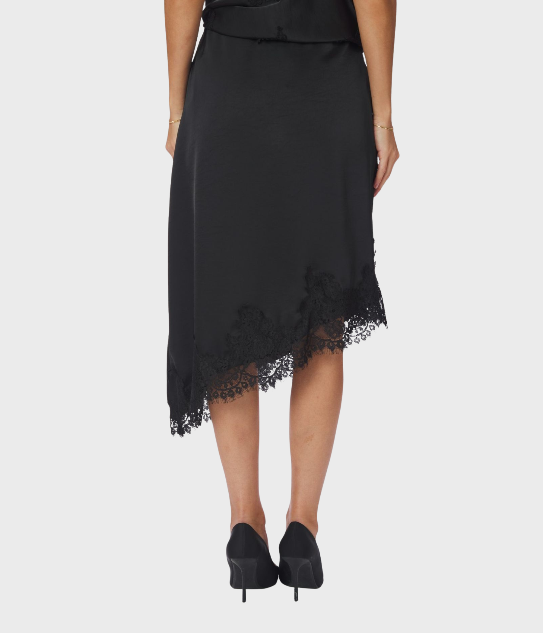 Fiora Lace Skirt (100 Black)