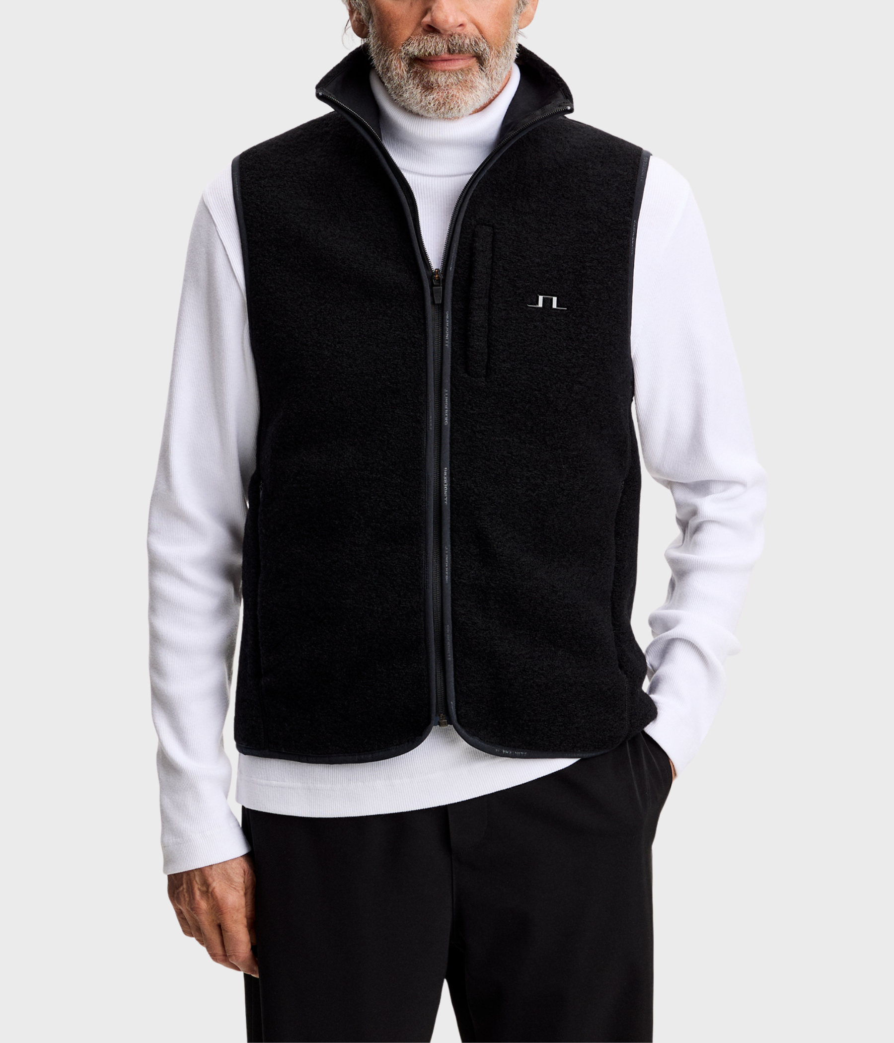 Duncan Wool Fleece Vest (9999 Black)