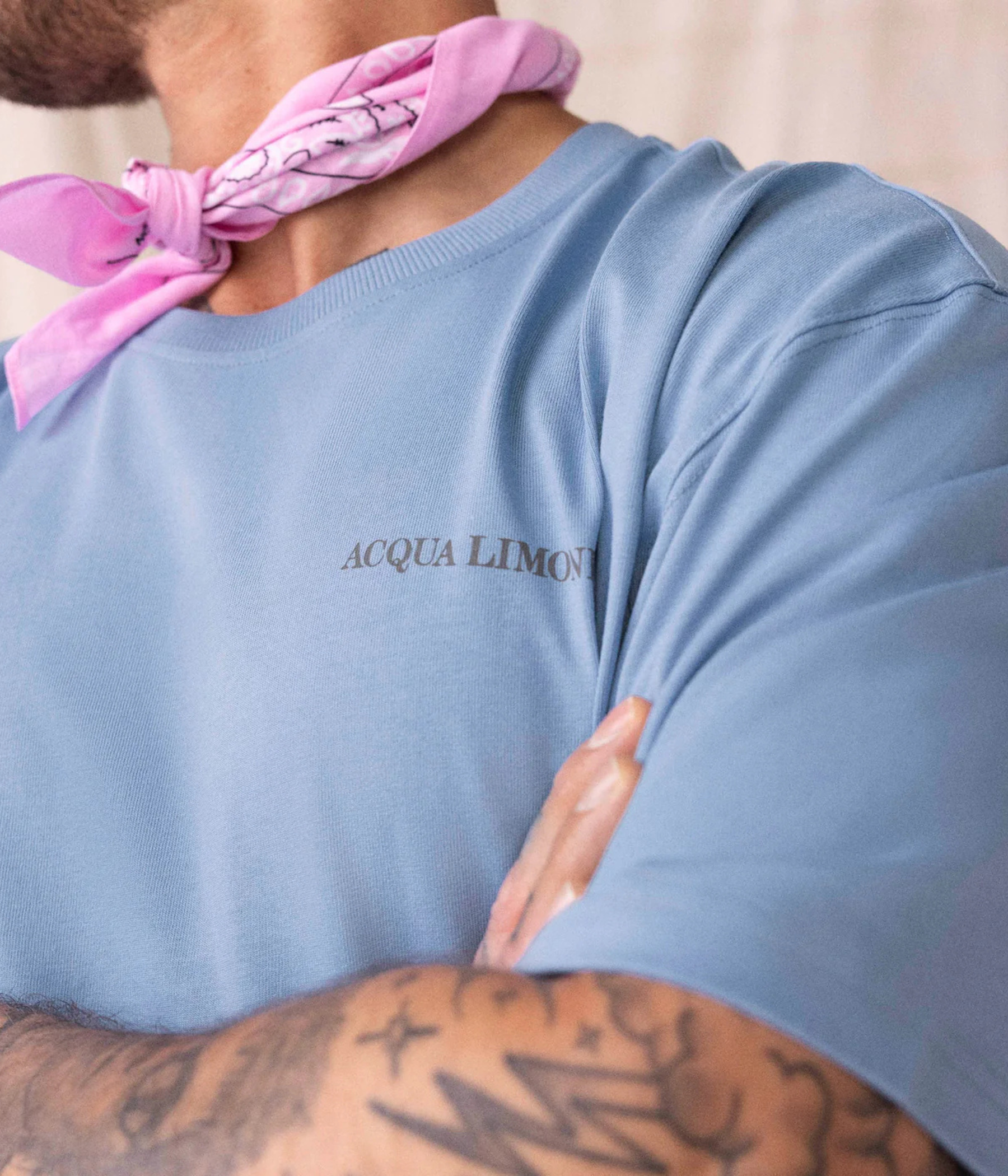 Heavy Tee Palm Tree (550 Corn Blue)