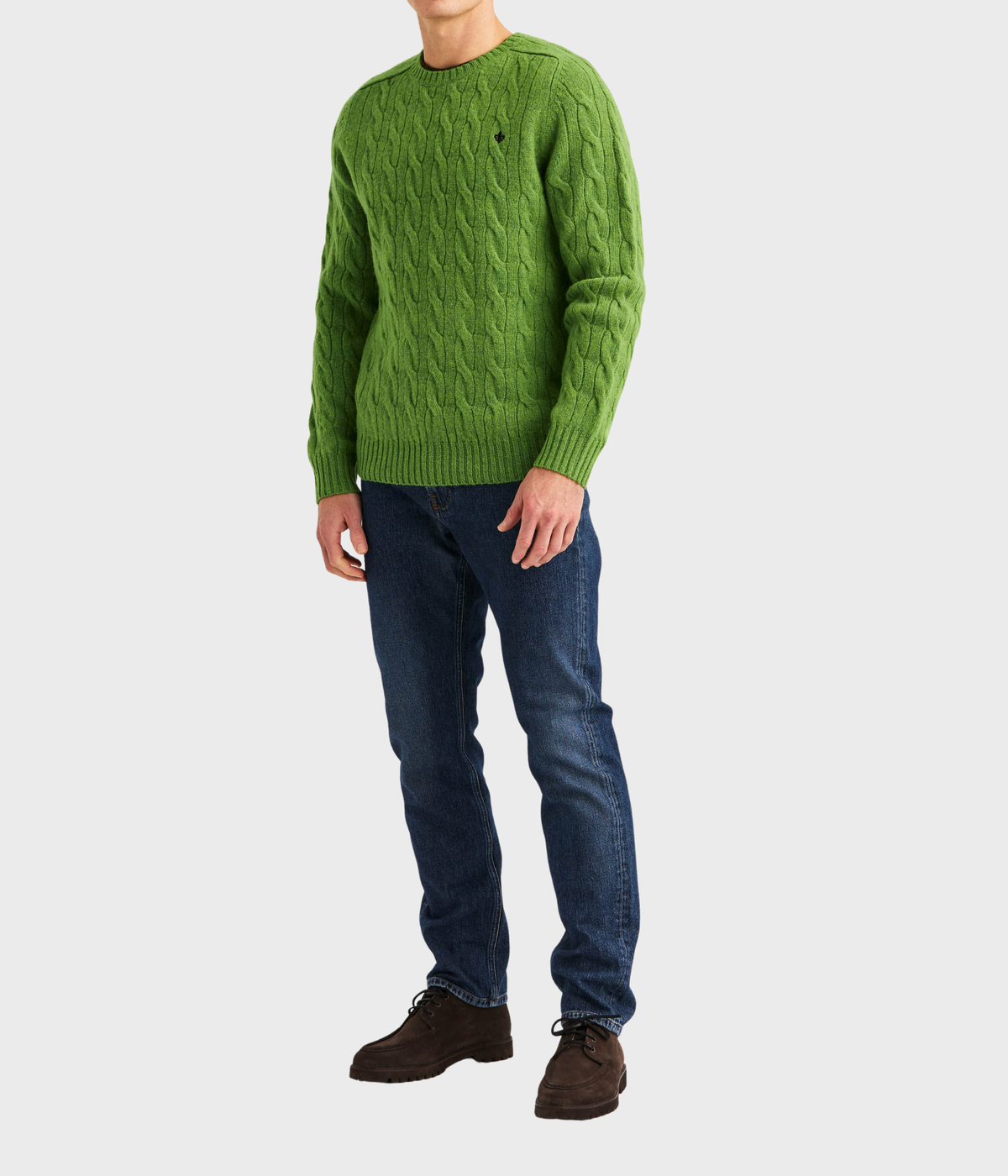 Archard Cable Sweater (70 Green)
