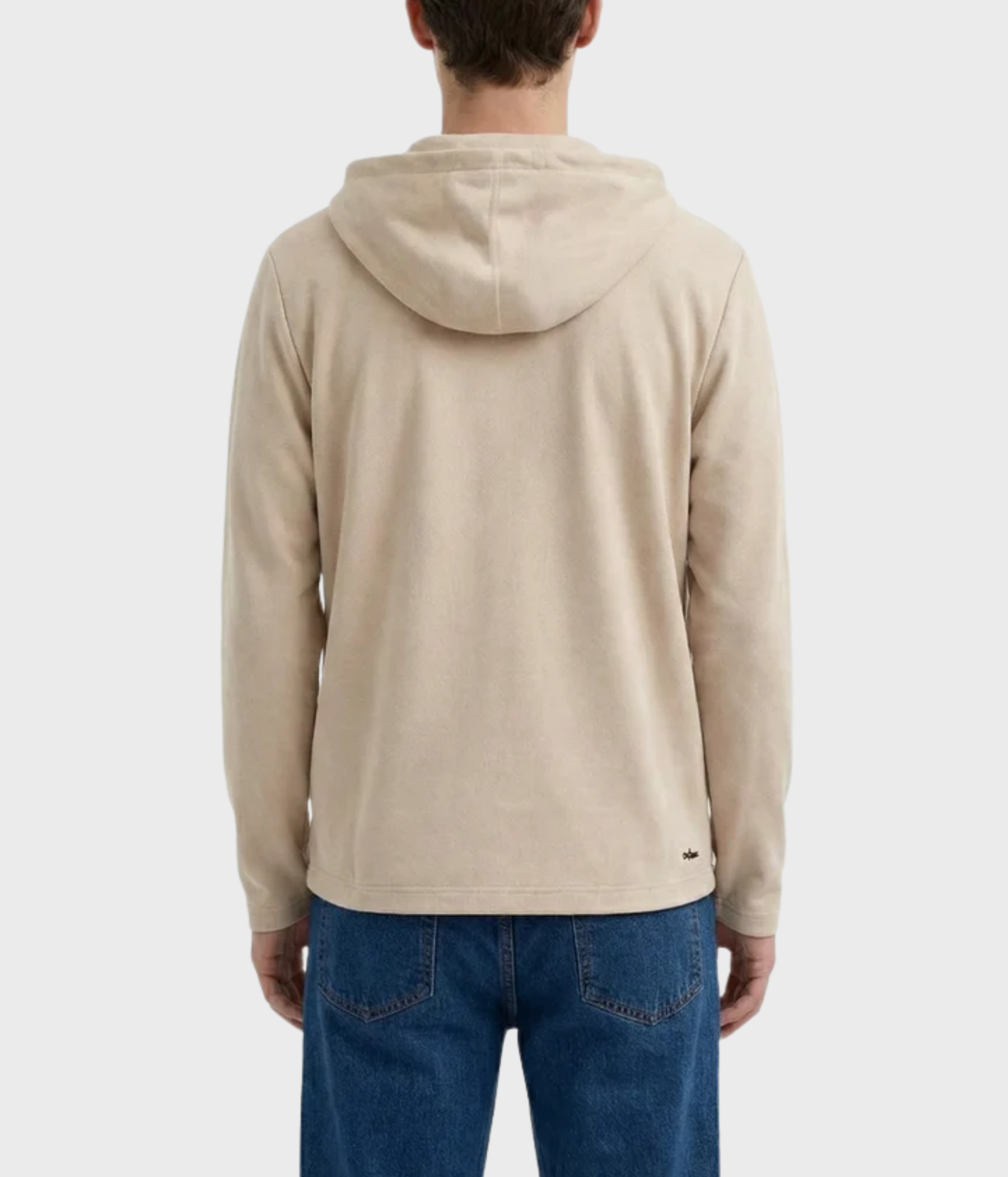 Nikolaj Vegan Zip Hoodie (Desert dusk beige)