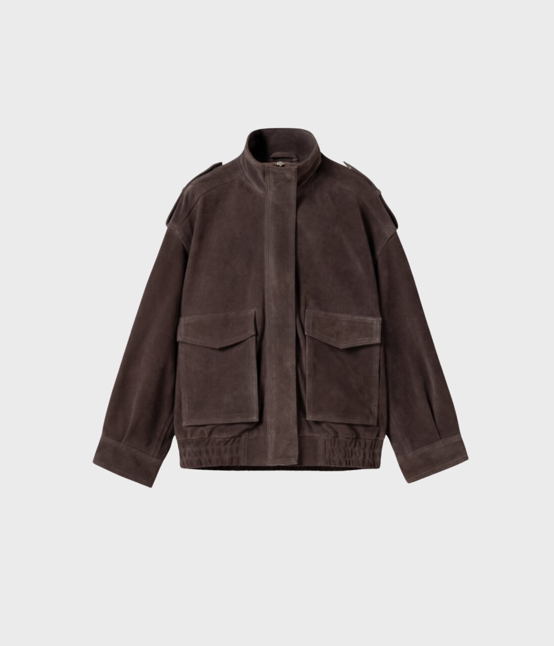 Zaria Suede Jacket (MOCHA BROWN)