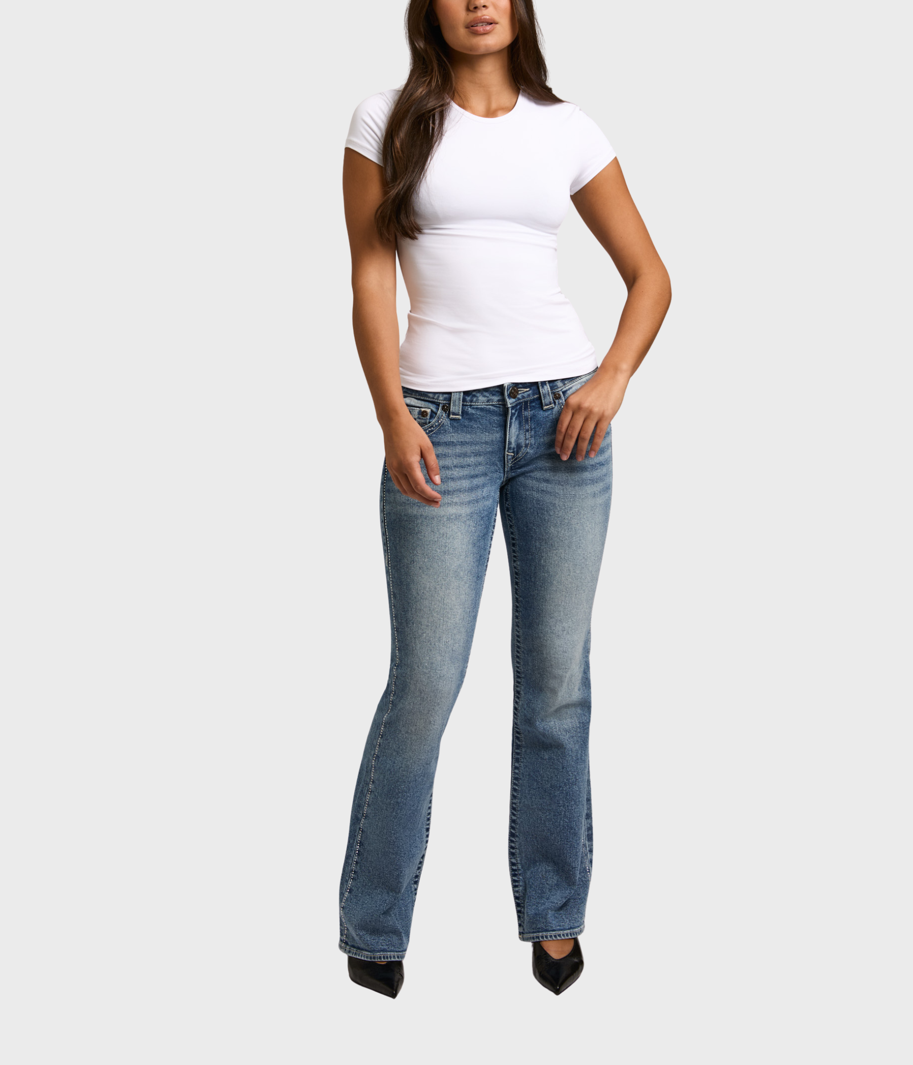 Crystal Becca Lr Bootcut (MEDIUM WASH)