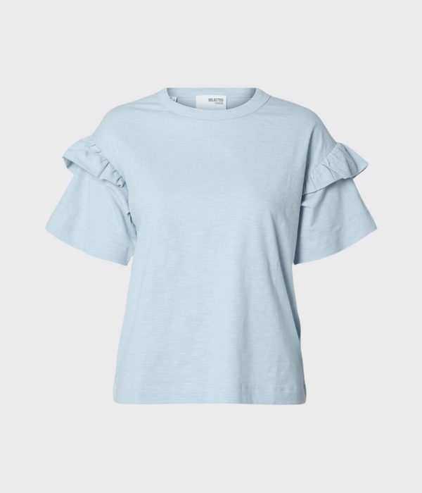 SLFRYLIE SS FLORENCE TEE M (CASHMERE BLUE)