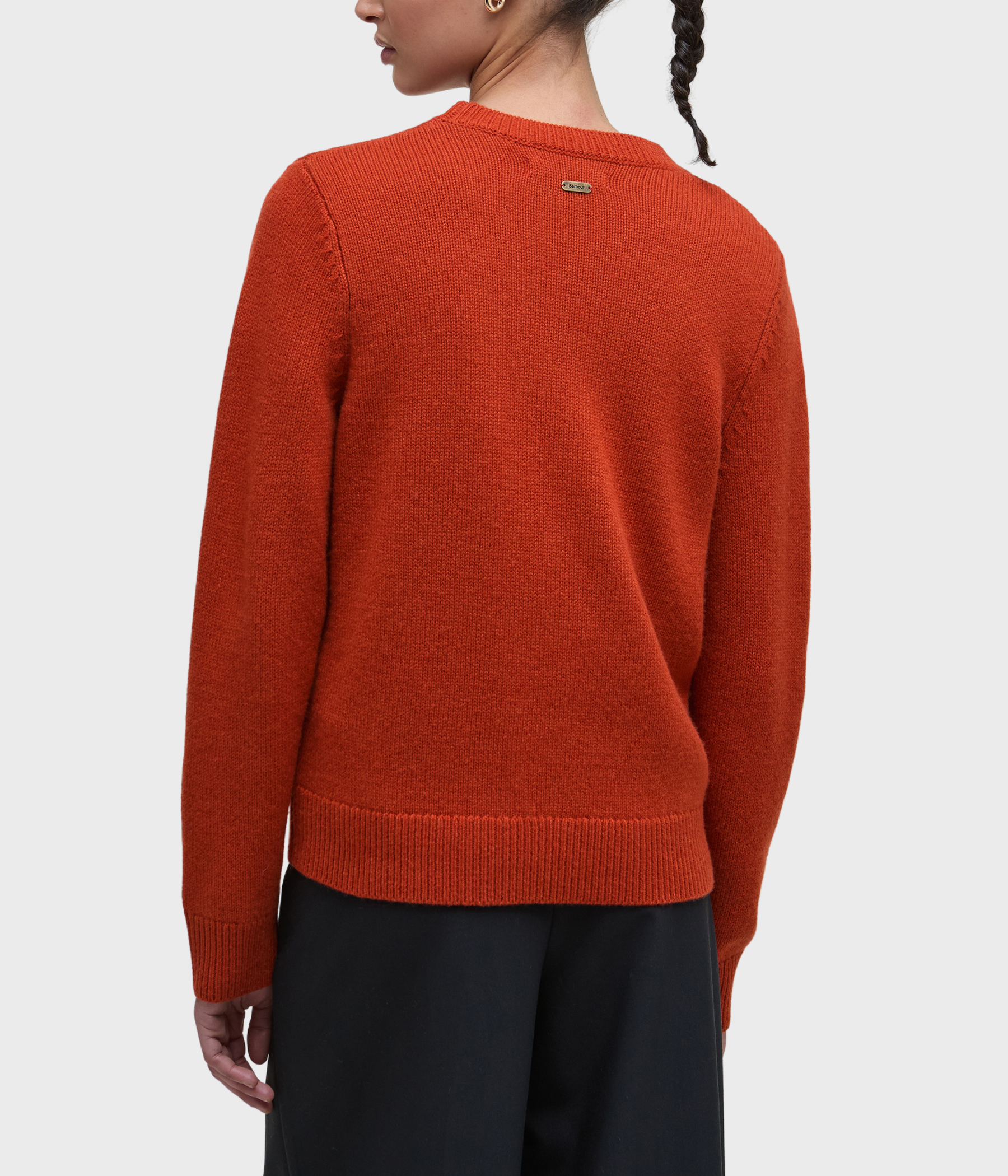 Barbour Woodhouse Knitted Jumper (OR74 Orange)