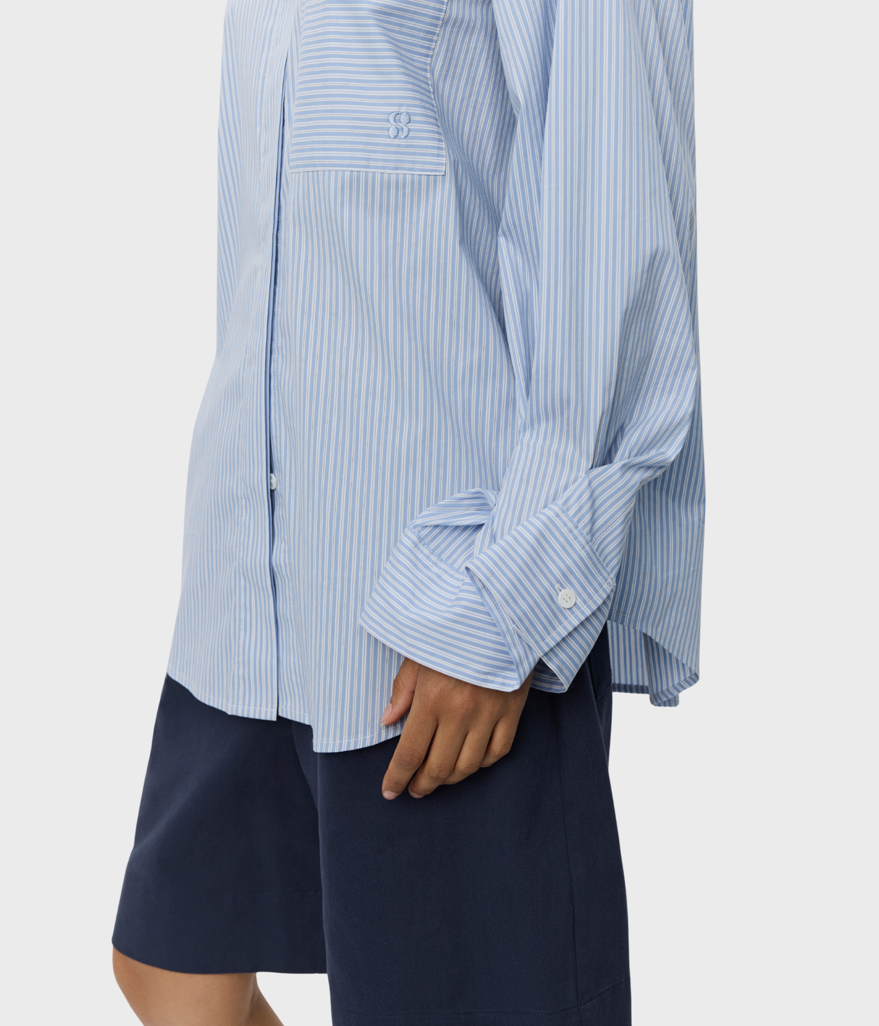 Abbysw Shirt (5092 Blue striped)