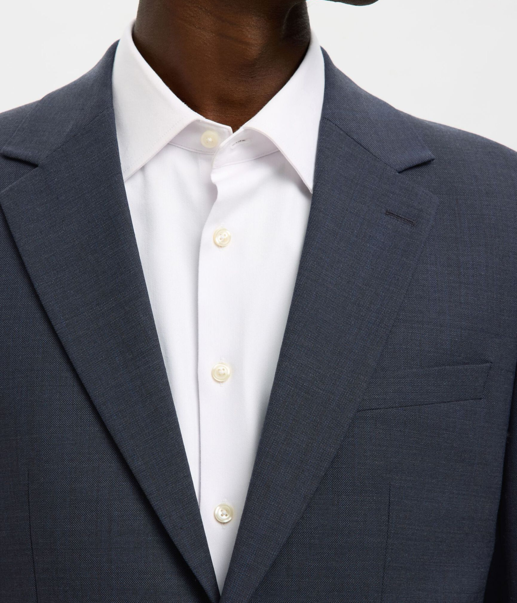 SLHSLIM-THEO WOOL BLEND BLZ FLEX NOOS (Sky Captain Detail:Melange)