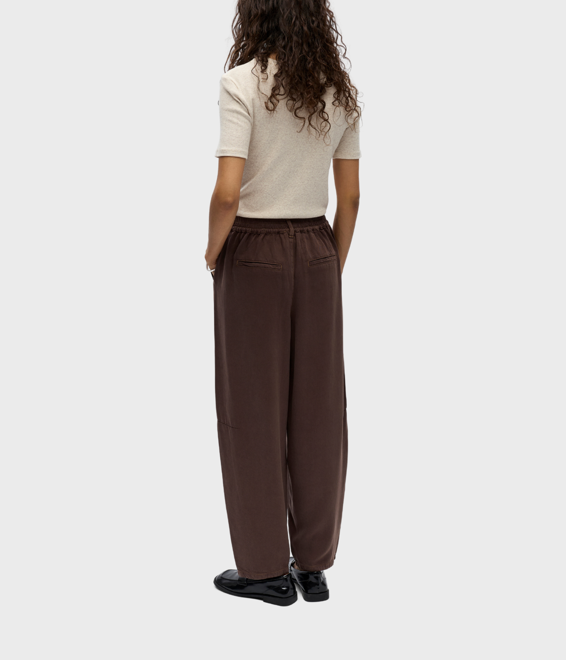 Objframe Mw Ankel Barrel Pant Noos (Seal Brown)