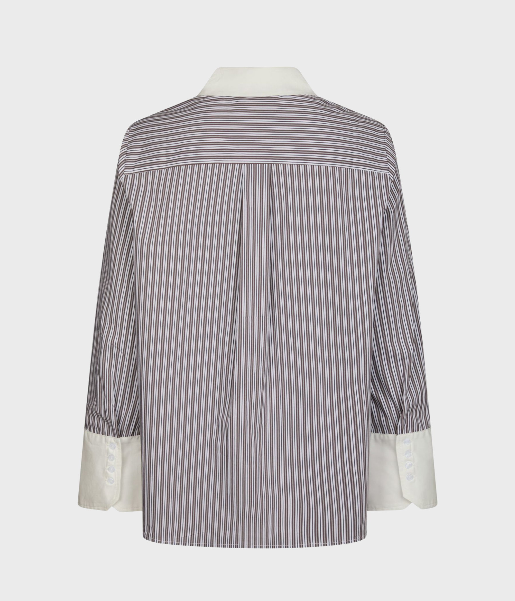Dranila Stripe Shirt (210 BROWN)