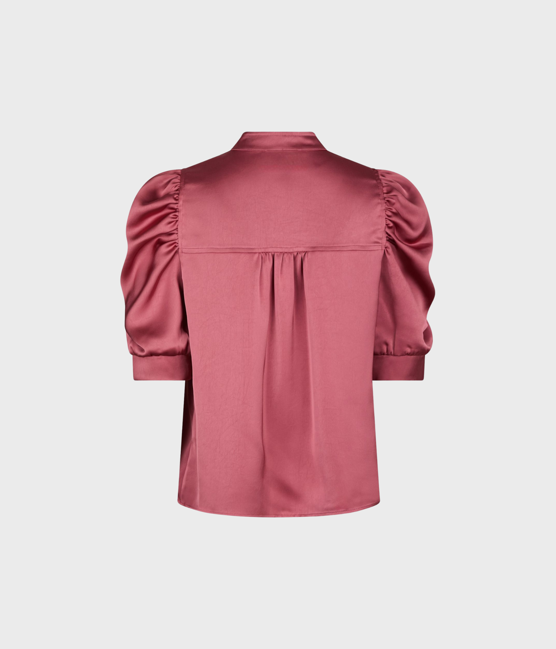 Roella Heavy Sateen Blouse. (430 Cherry Pink) - D.O. Design Only