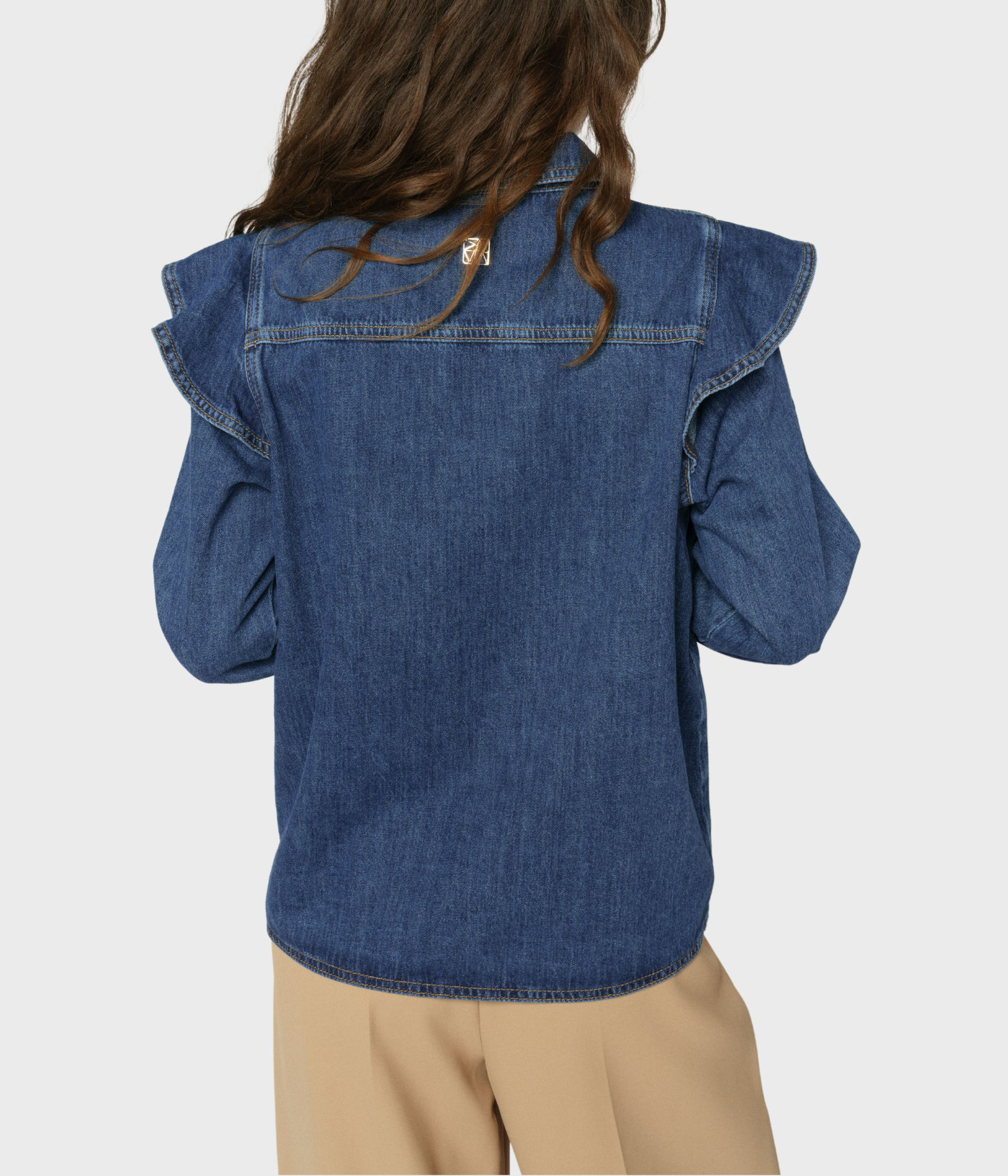 Mmirina Denim Shirt (447 Dark Blue)
