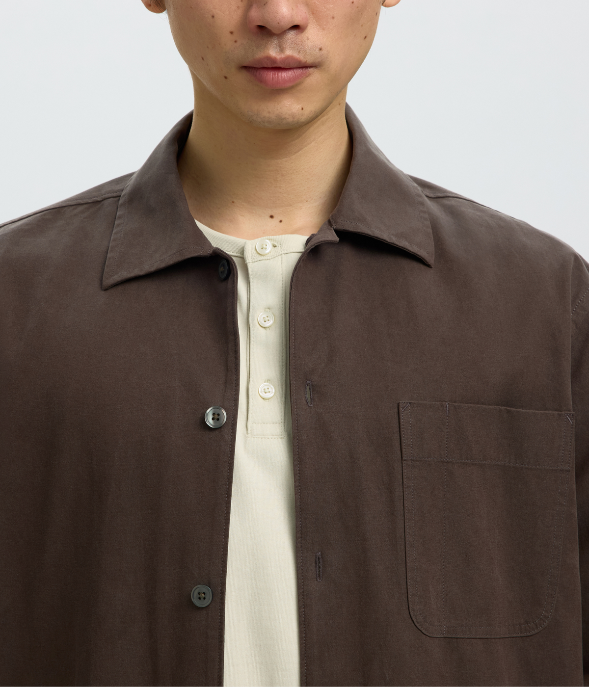 Slmrlxsvend Domestic Light Overshirt (Turkish Coffee)