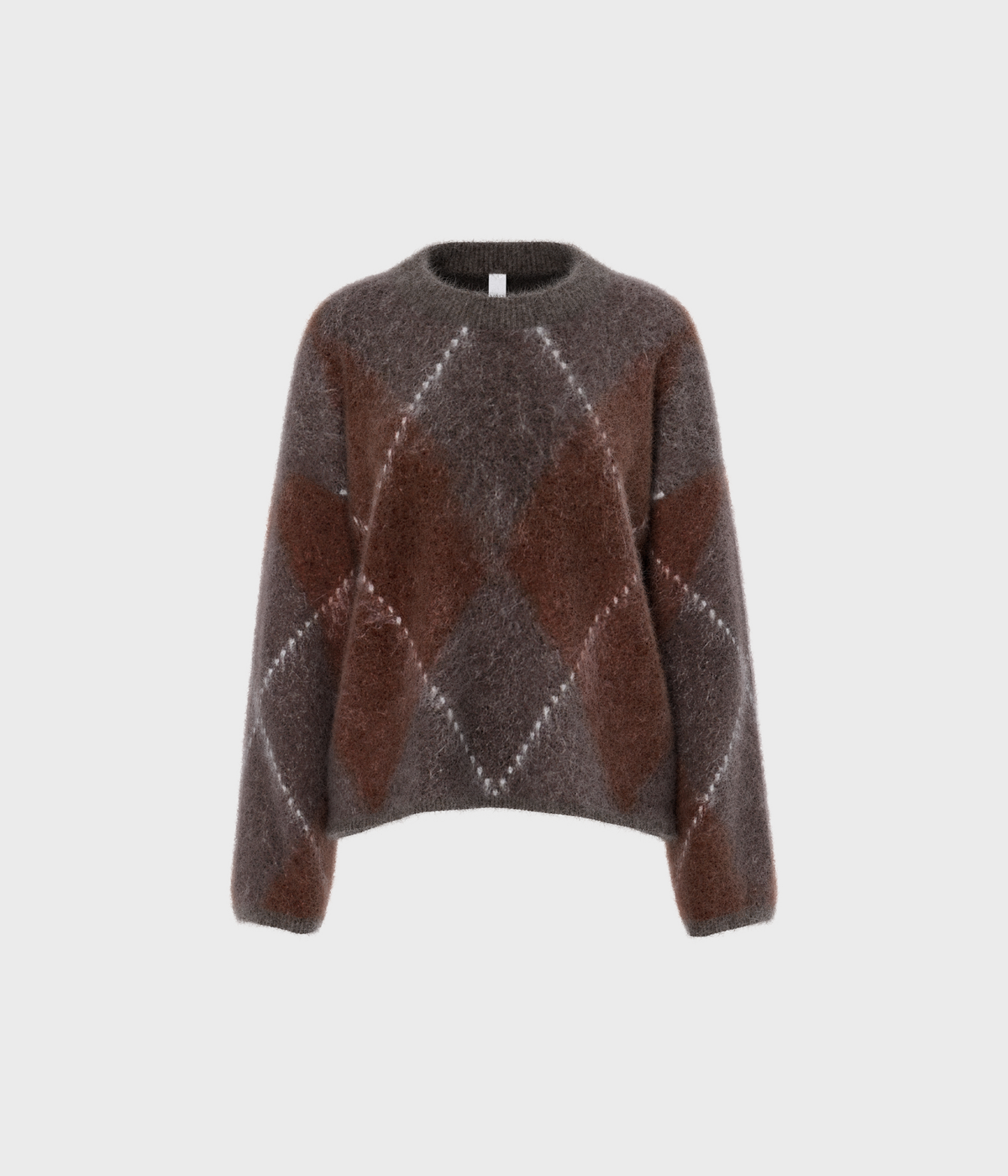 Yasargy Ls Mohair Blend Knit Pullover S. (Coffee Bean)