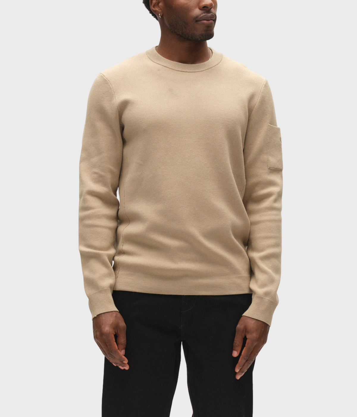 Gabadriel O-Neck Lume Ls Knit (0040 Sand Crocker)