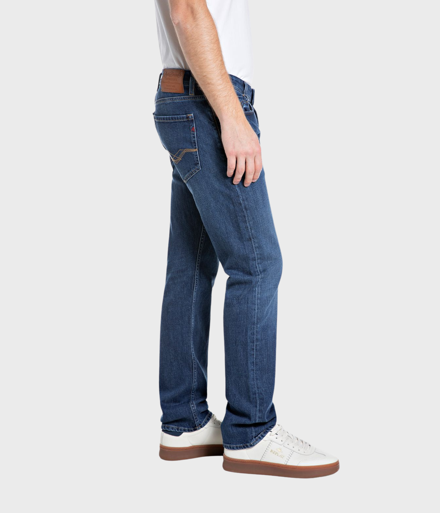 Trousers ROCCO Original (007 DARK BLUE dark enzymatic stone wash)