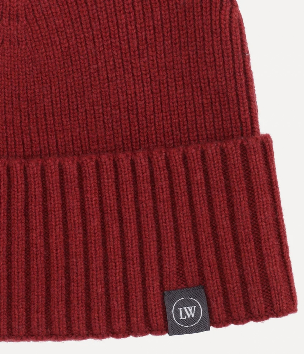 Cashmere Blend Beanie (Brick)