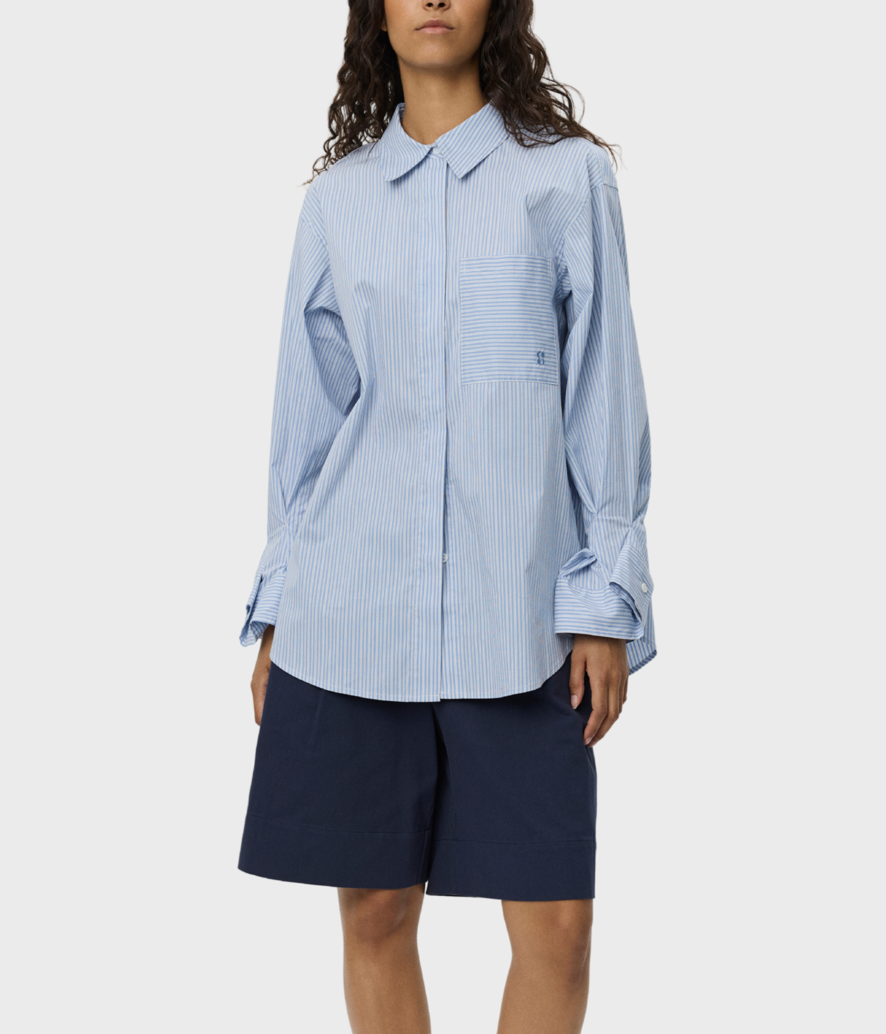 Abbysw Shirt (5092 Blue striped)