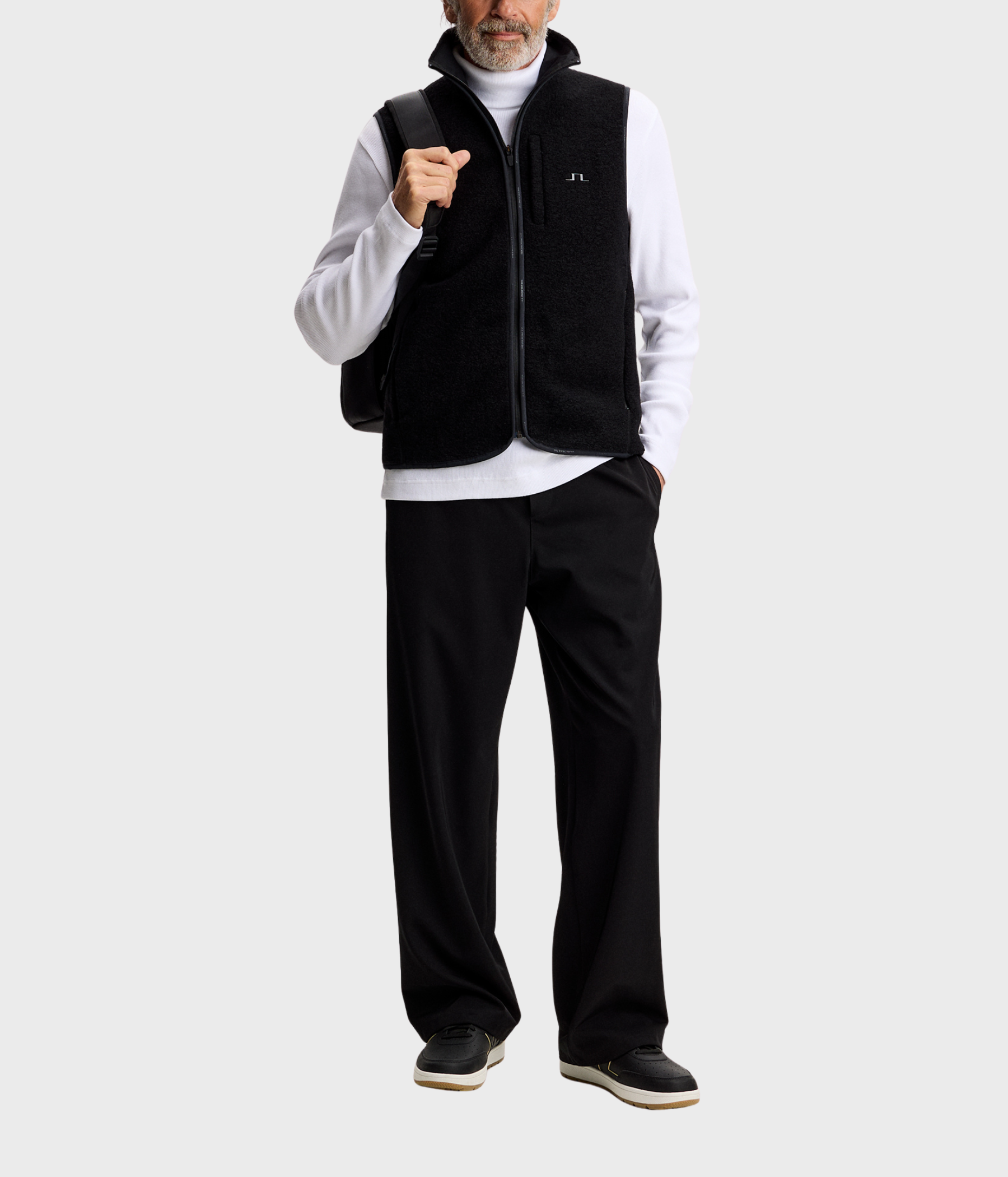 Duncan Wool Fleece Vest (9999 Black)