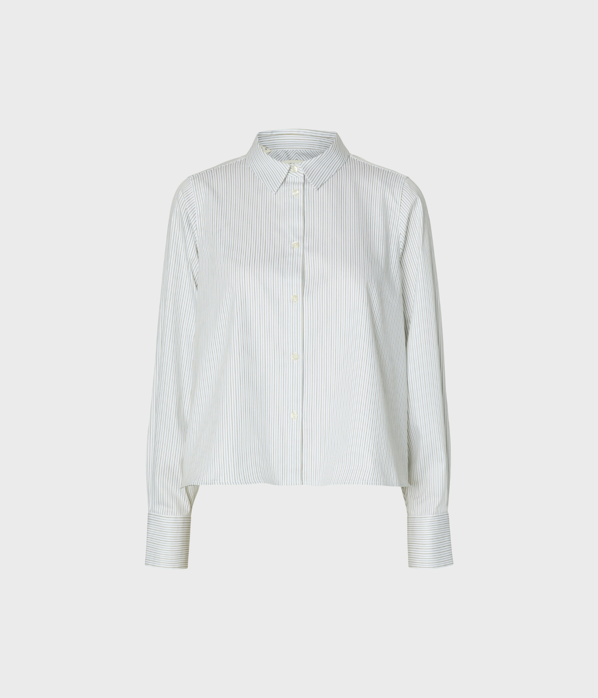 Slwromie Ls Relaxed Shirt (Avocado Oil Stripes:STRIPE)