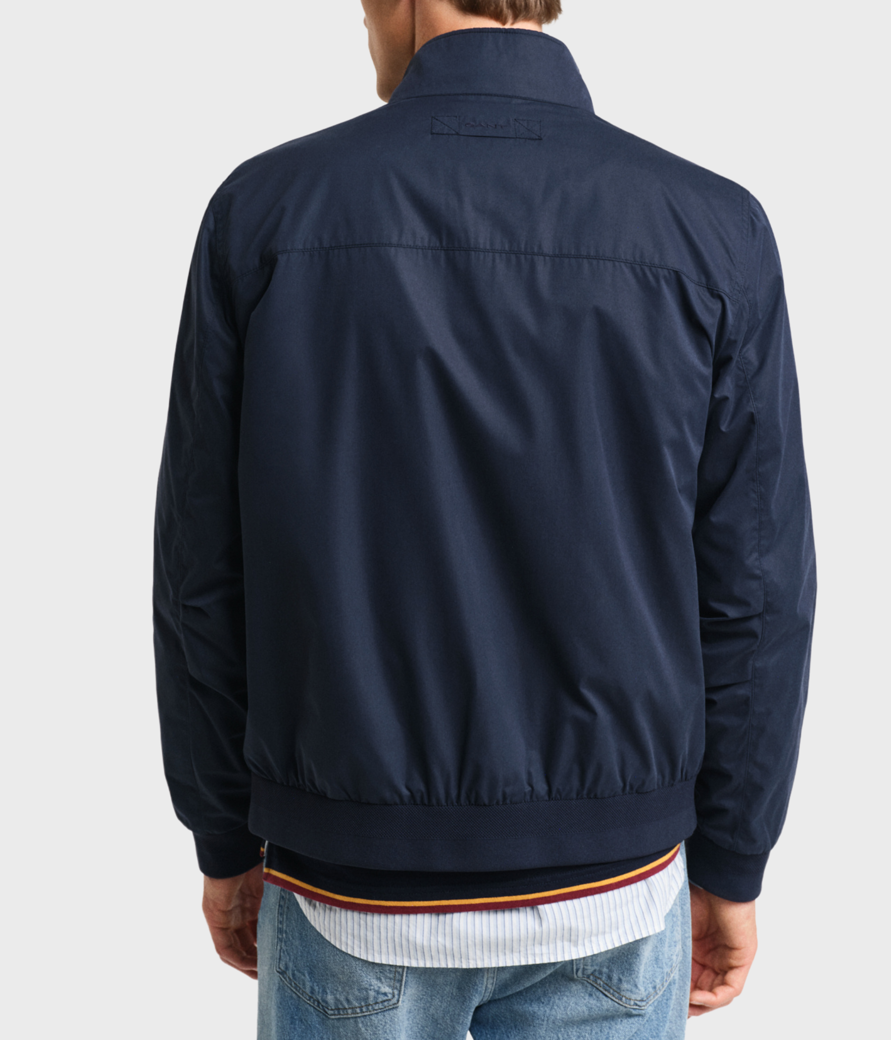 LIGHTWEIGHT HARRINGTON JACKET (433 EVENING BLUE)