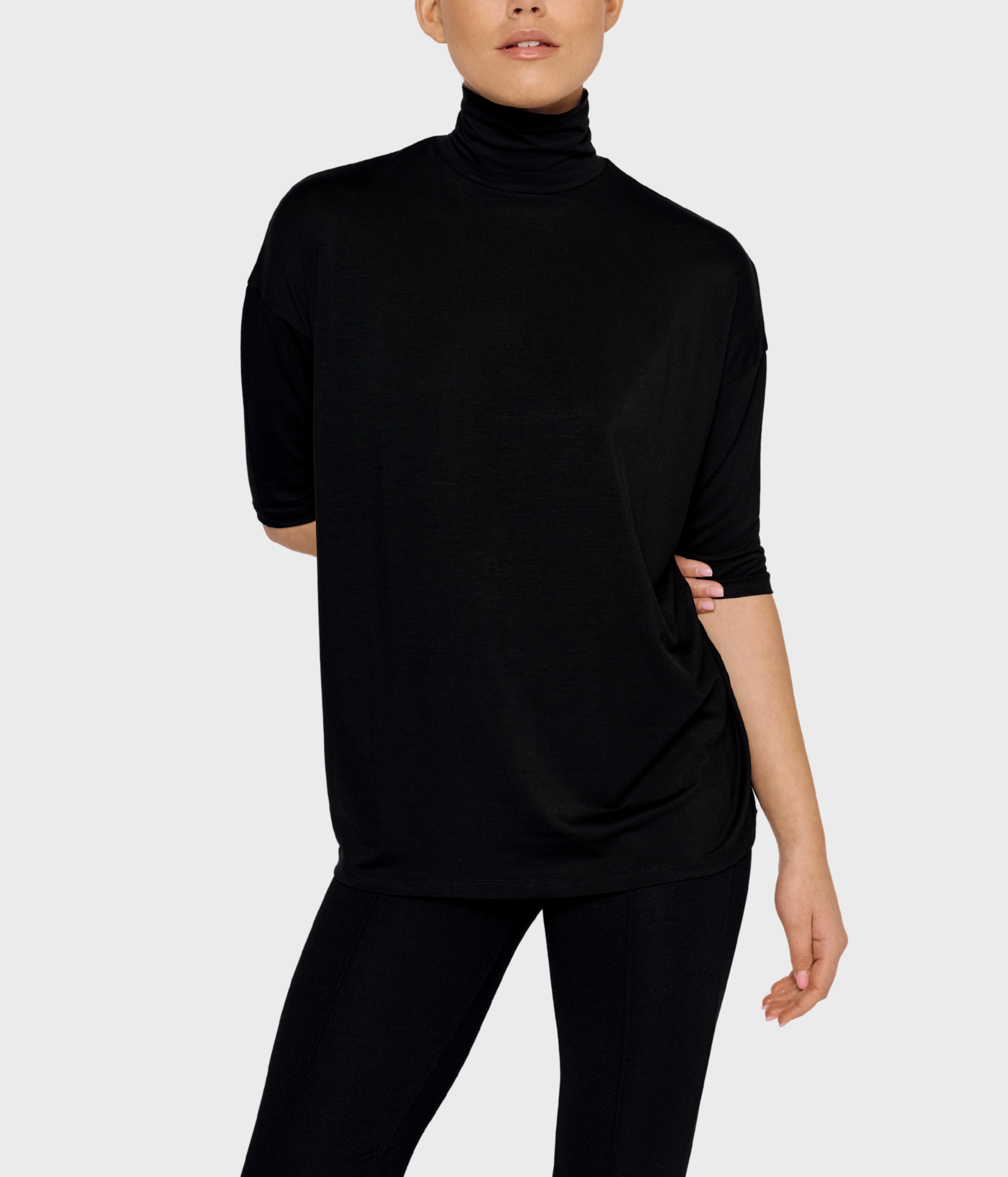 TOMASINE TURTLENECK (5000 BLACK)