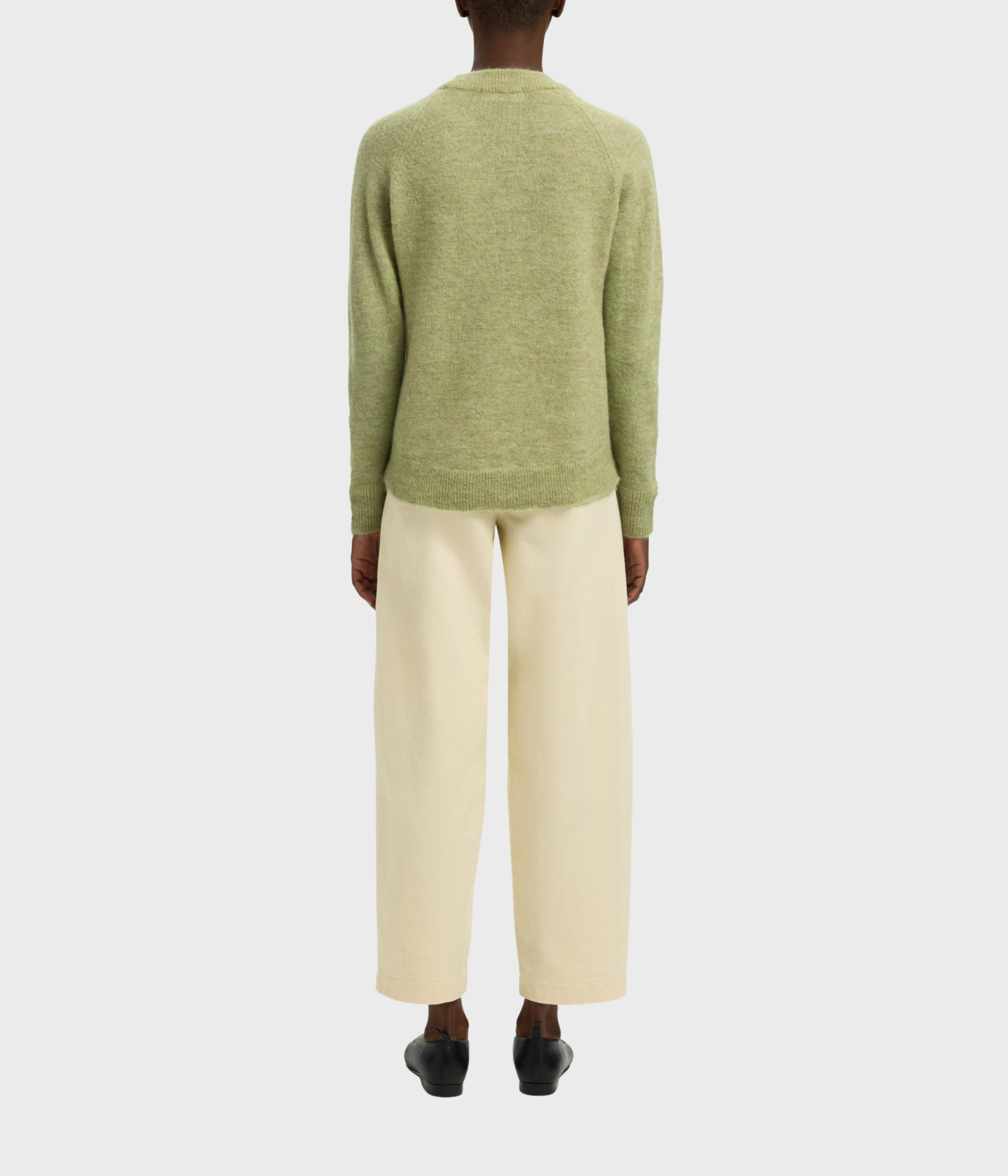 SLFLULU LS KNIT O-NECK  NOOS. (Lint Detail:MELANGE)