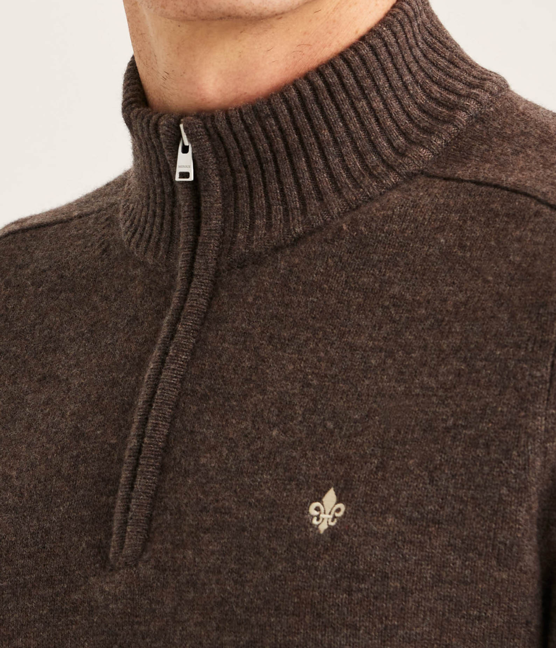 Hertford Half Zip (84 Brown)