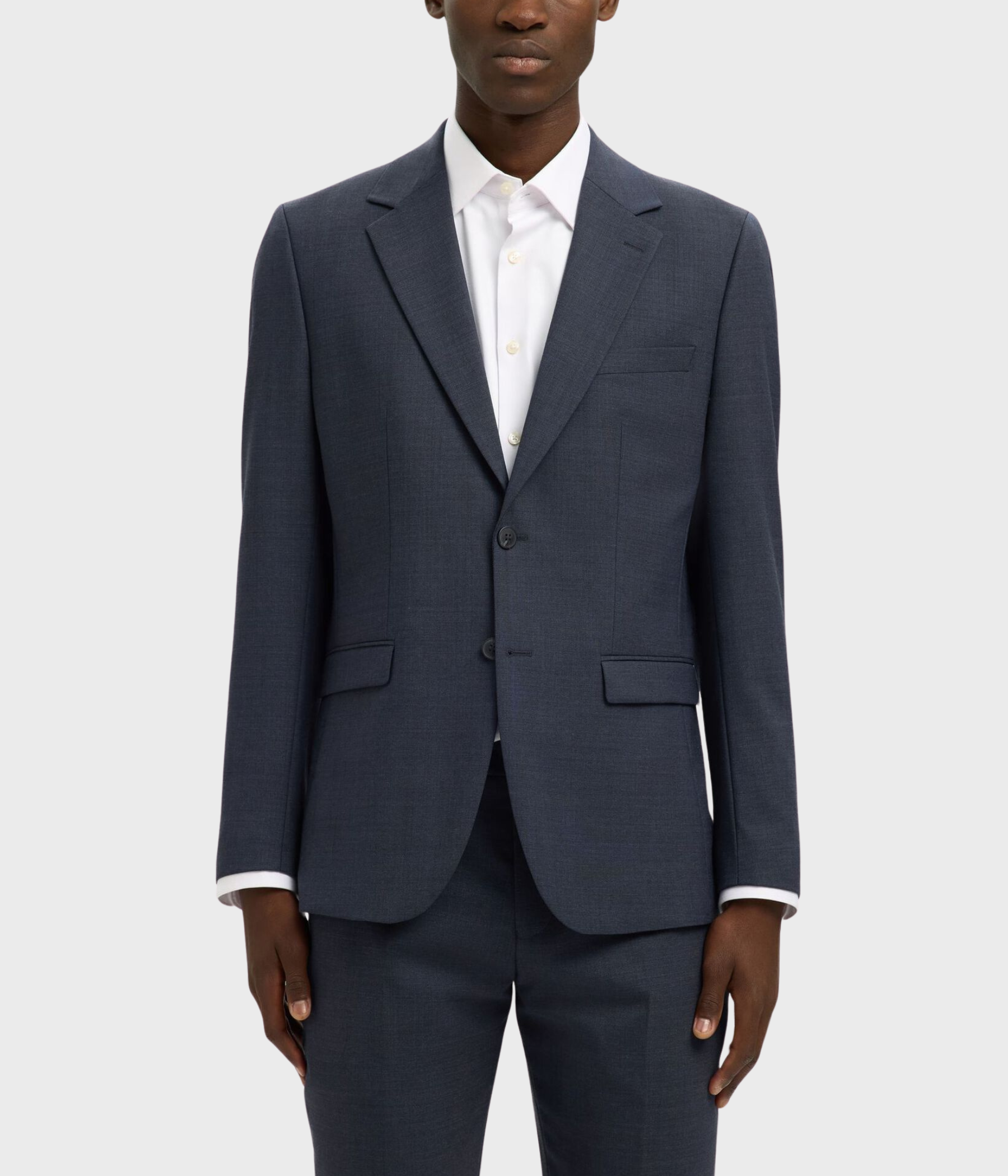 SLHSLIM-THEO WOOL BLEND BLZ FLEX NOOS (Sky Captain Detail:Melange)