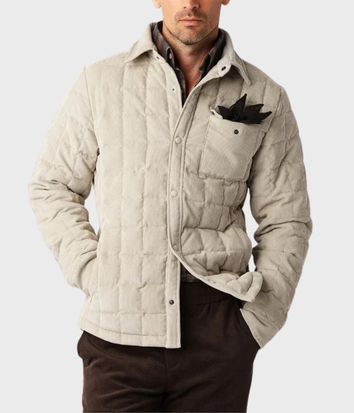 Tech Cord Jkt (Light sand)