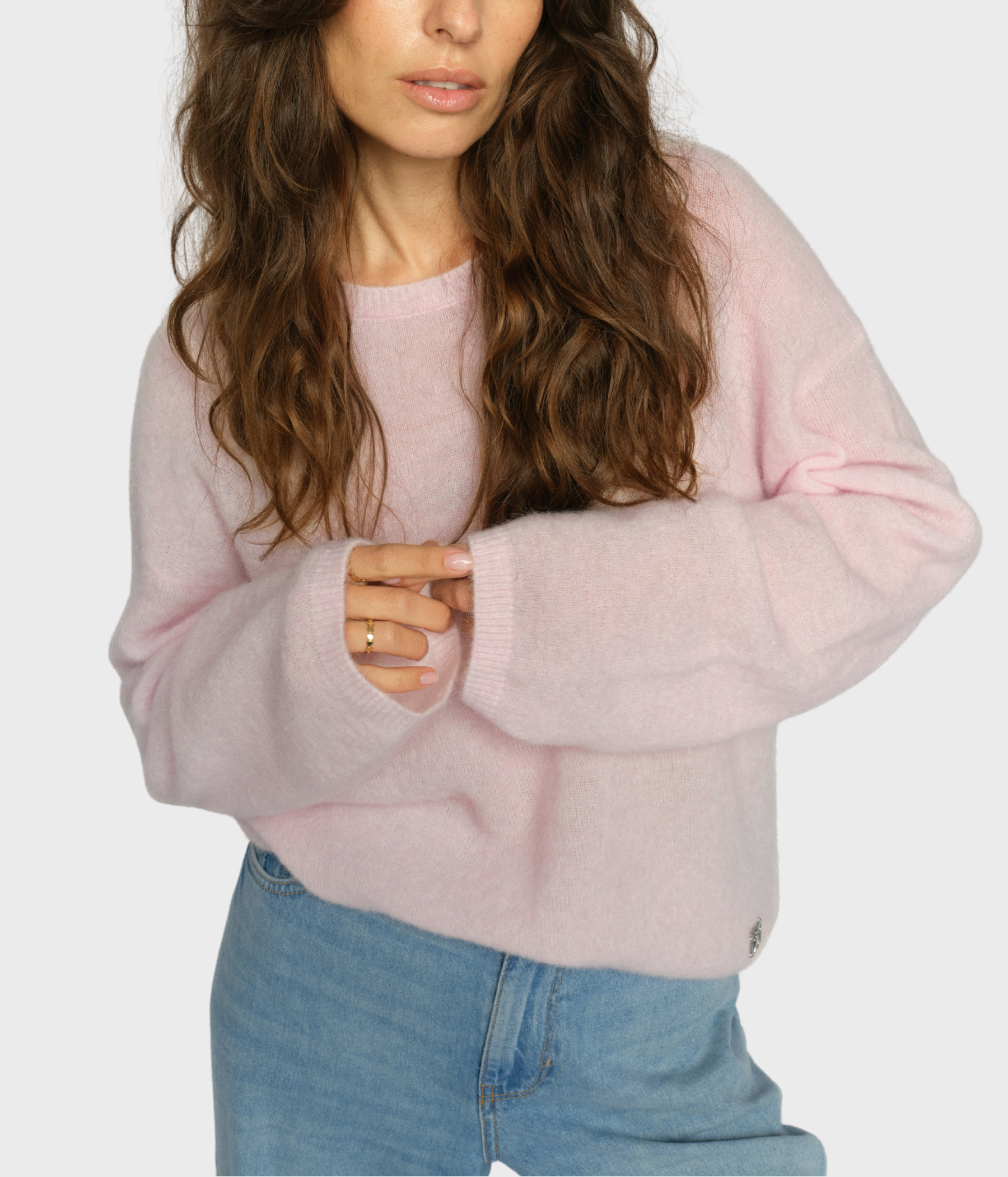 Mmmape O-Neck Knit (745 Ballet Slipper)