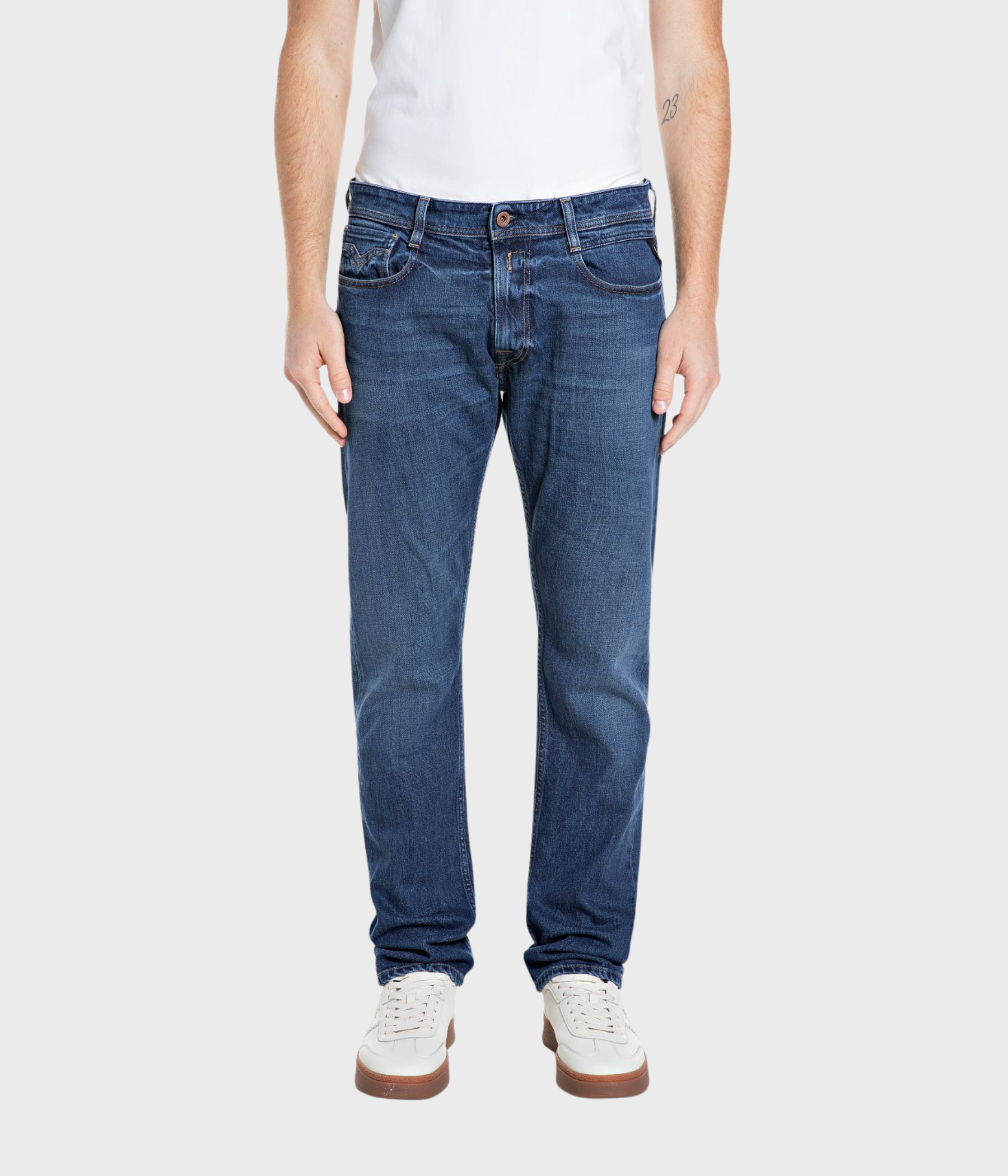 Trousers ROCCO Original (007 DARK BLUE dark enzymatic stone wash)