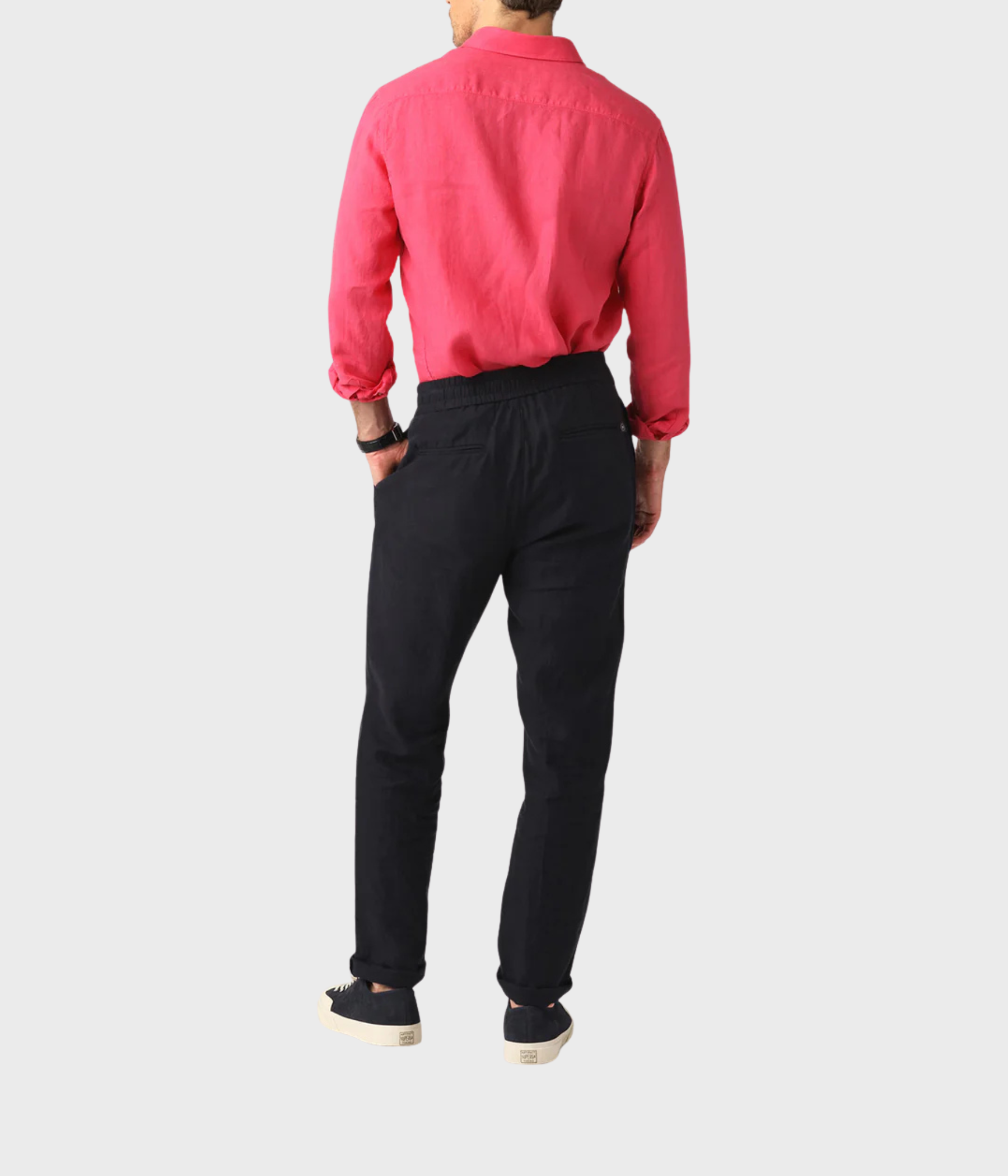 Linen Shirt. (GRAPE)