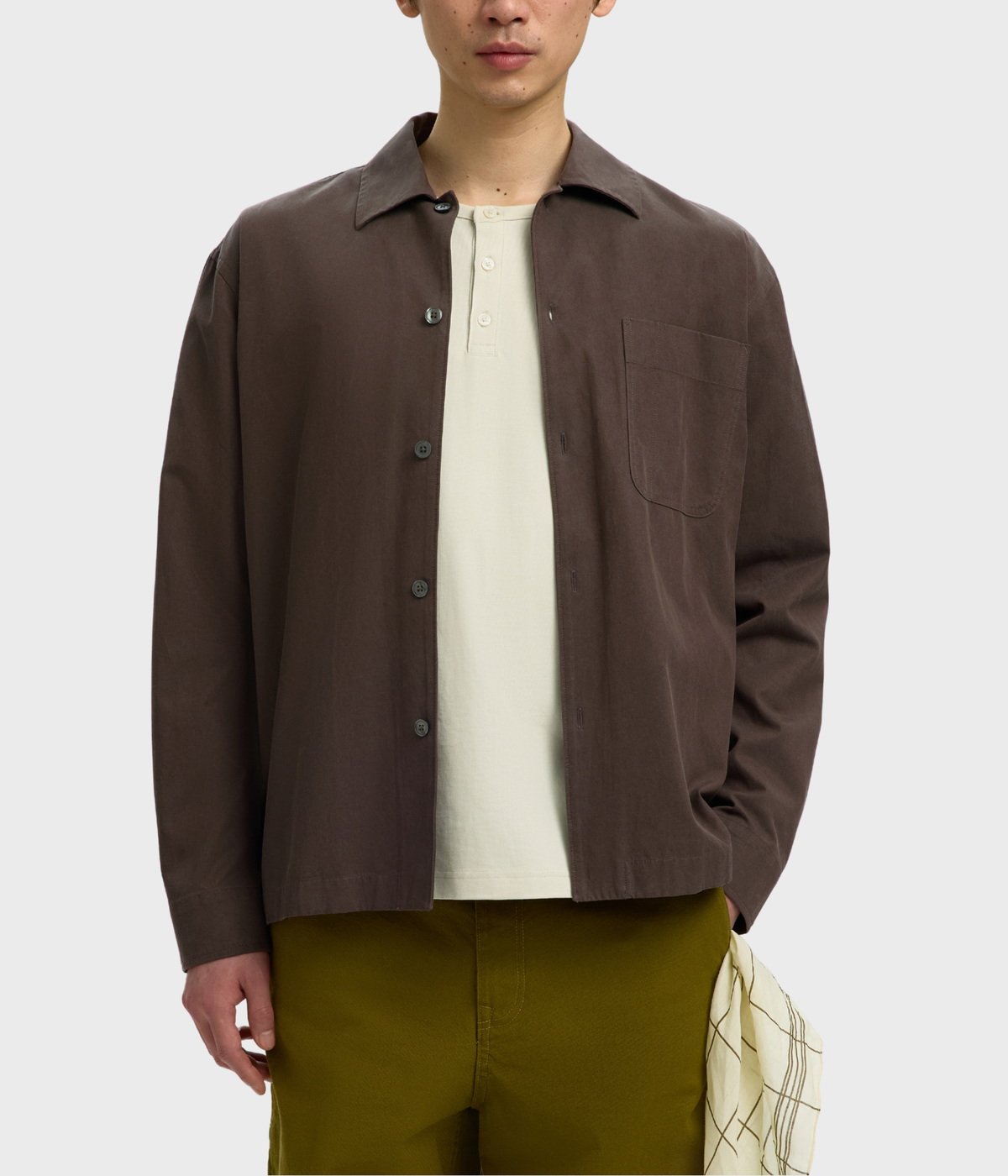 Slmrlxsvend Domestic Light Overshirt (Turkish Coffee)