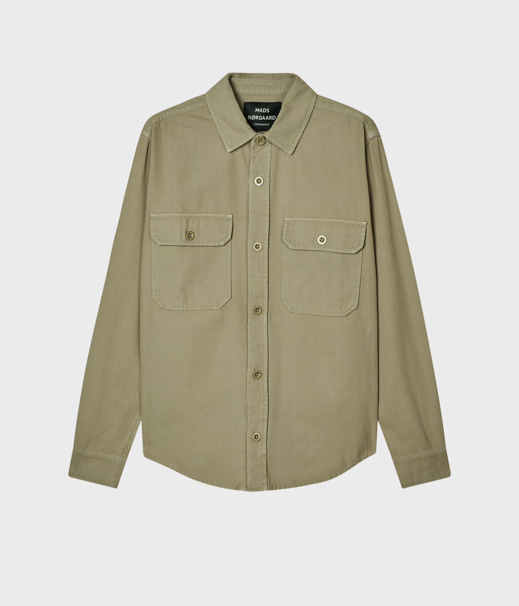 Dyed Canvas Skyler Shirt (9320 Silver Sage)