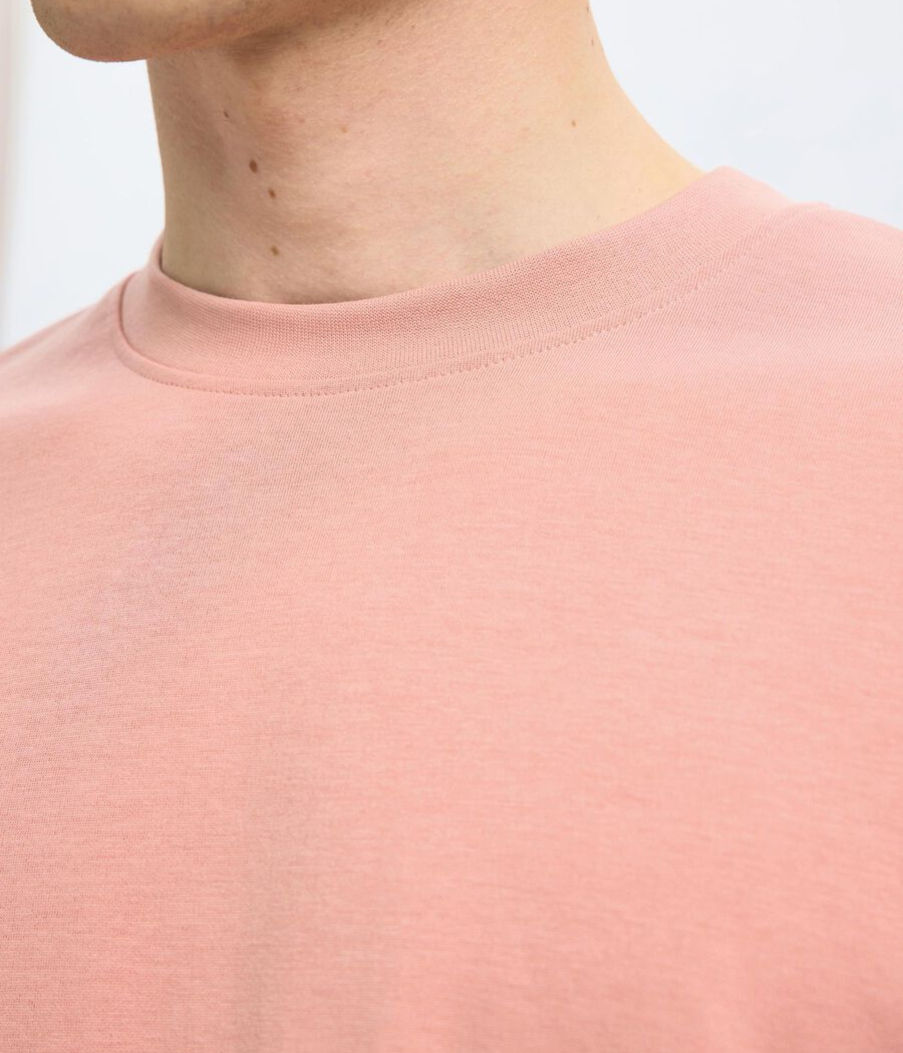 SLHLOOSEOSCAR SS O-NECK TEE NOOS (Rose Tan)