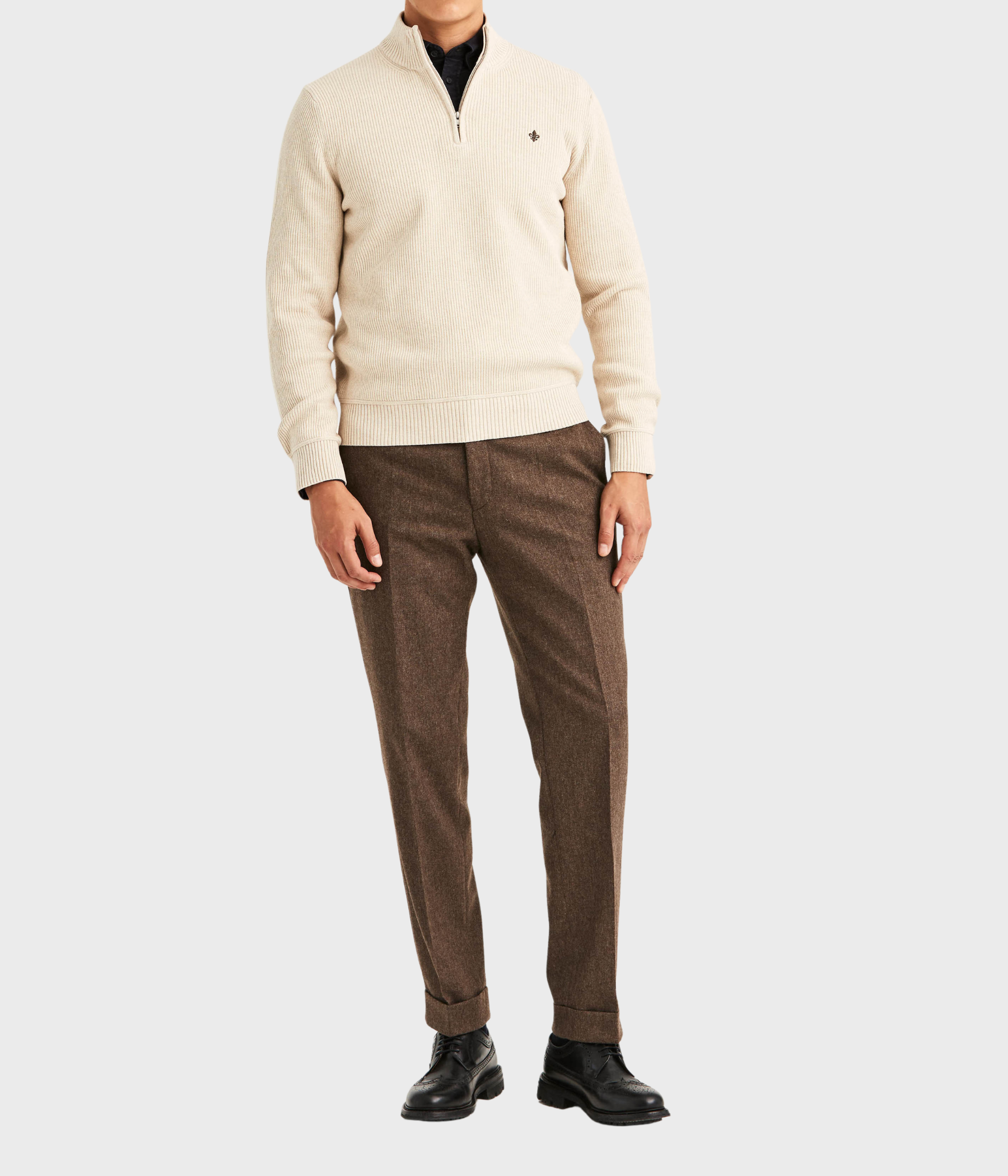 Colin Half Zip (06 Khaki)