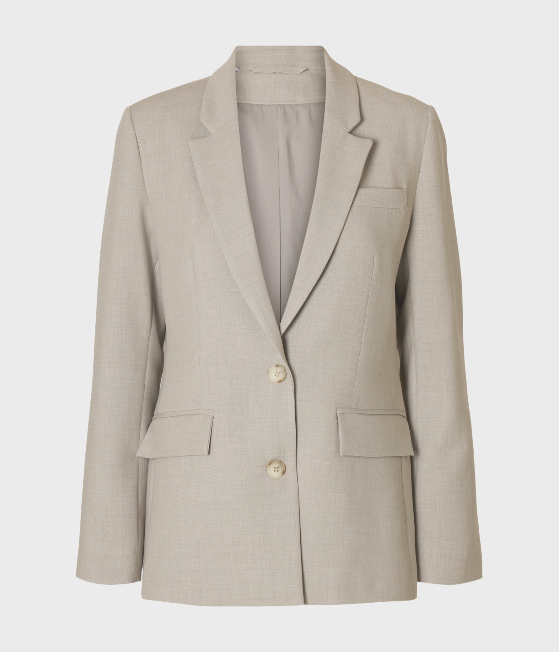 SLFRITA LS CLASSIC BLAZER MEL NOOS (Island Fossil)