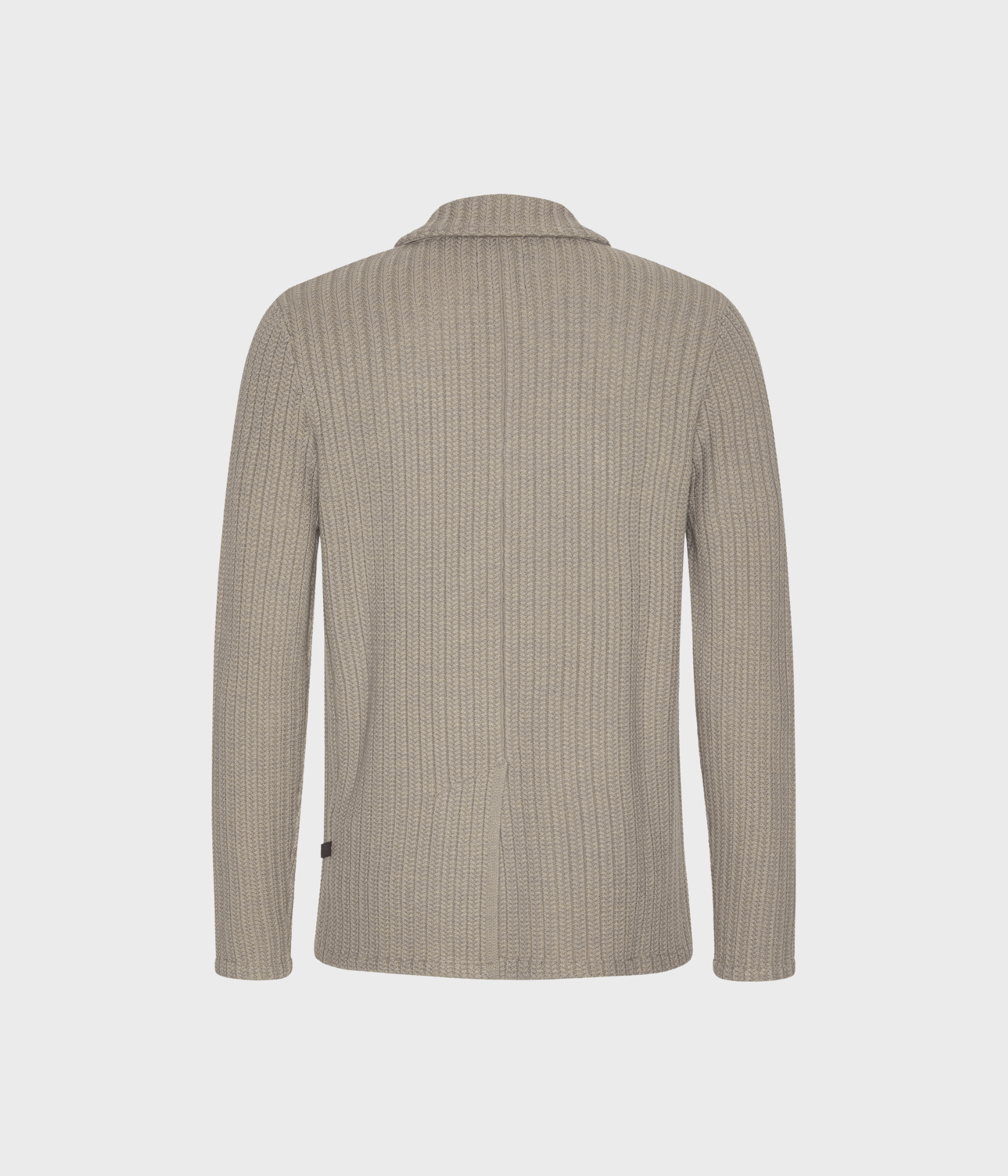 Merino Cable Blazer. (Taupe)