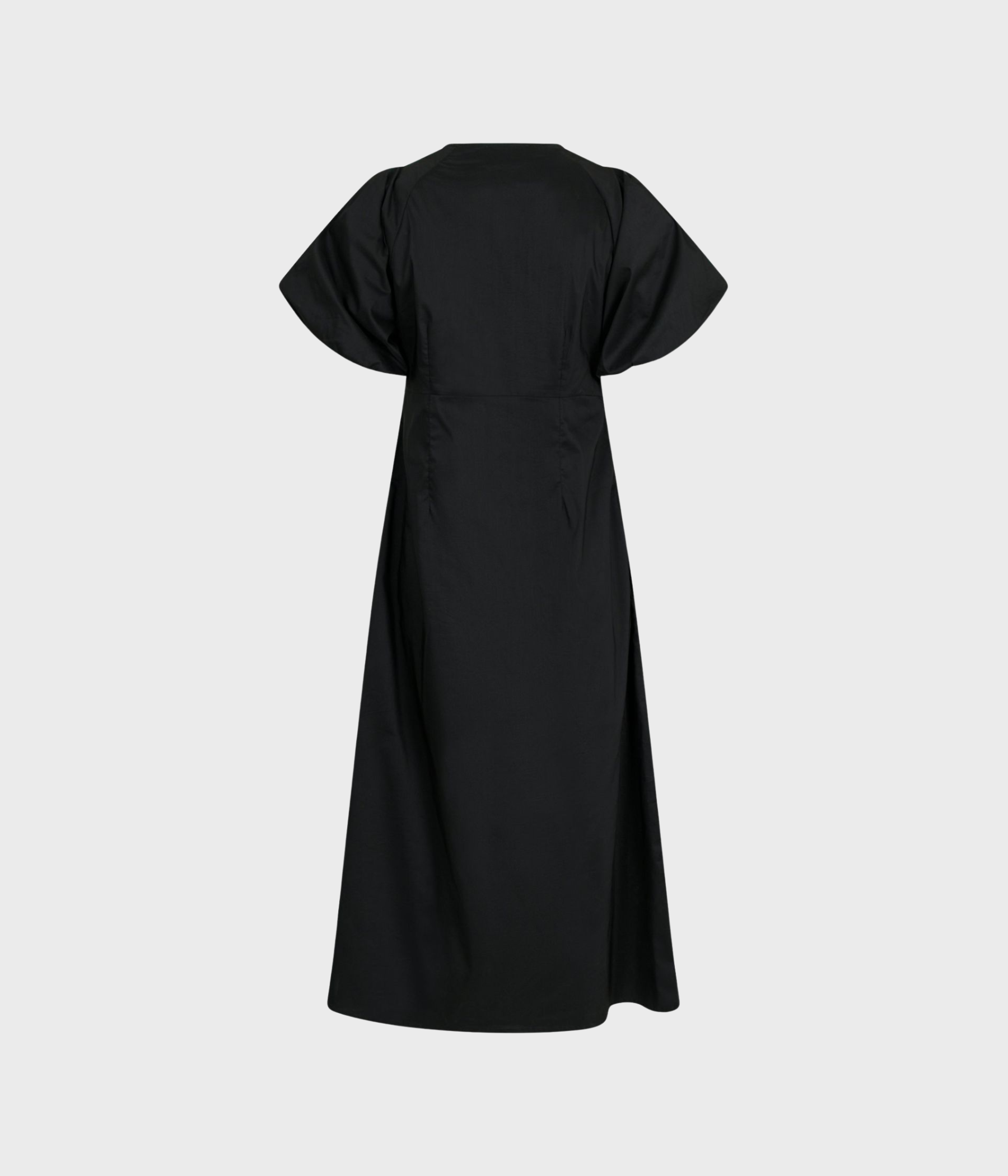 Illana Poplin Dress. (100 Black) - D.O. Design Only