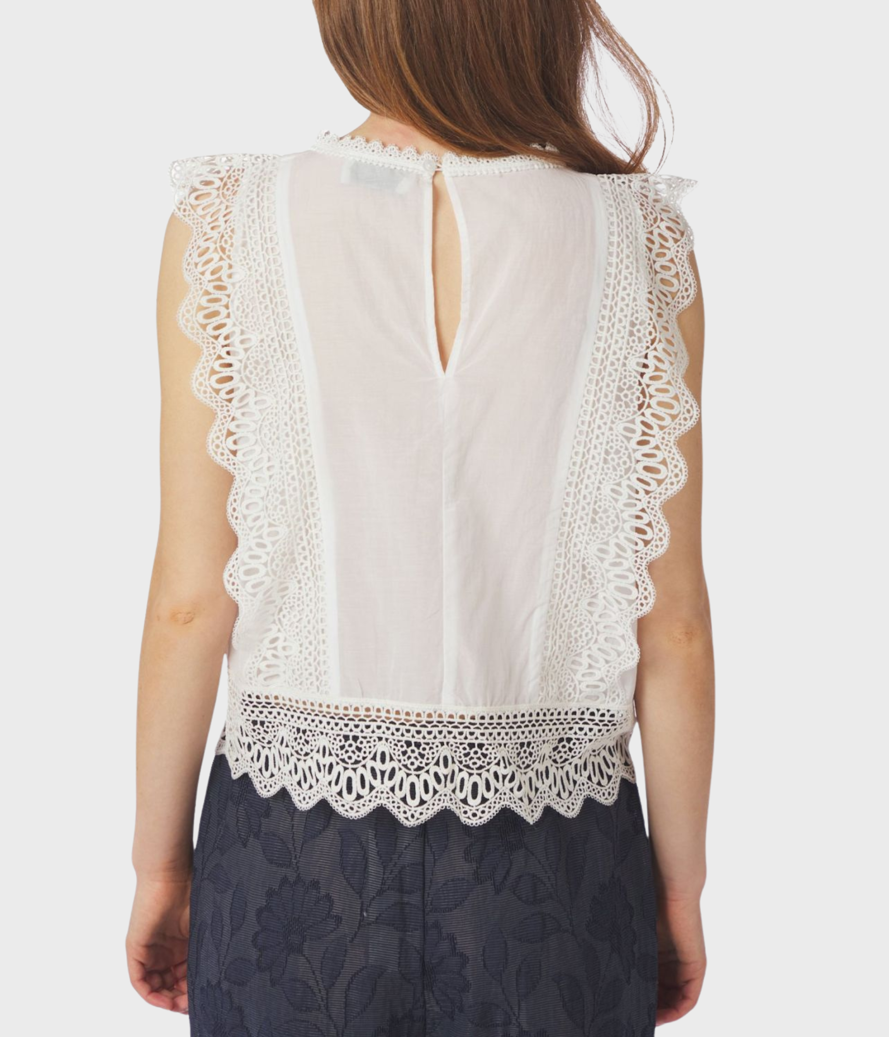 Samia Lace Top (120 White)