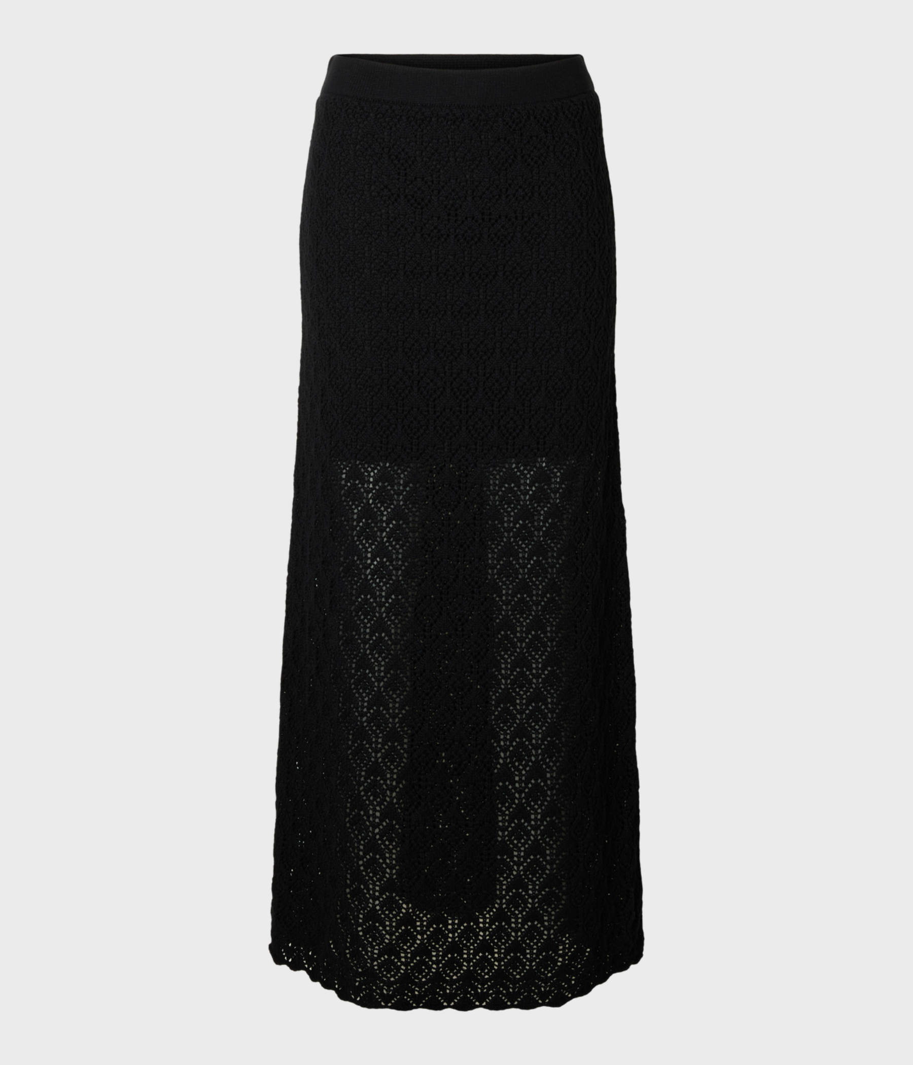 SLFNIVA HW KNIT SKIRT (Black)